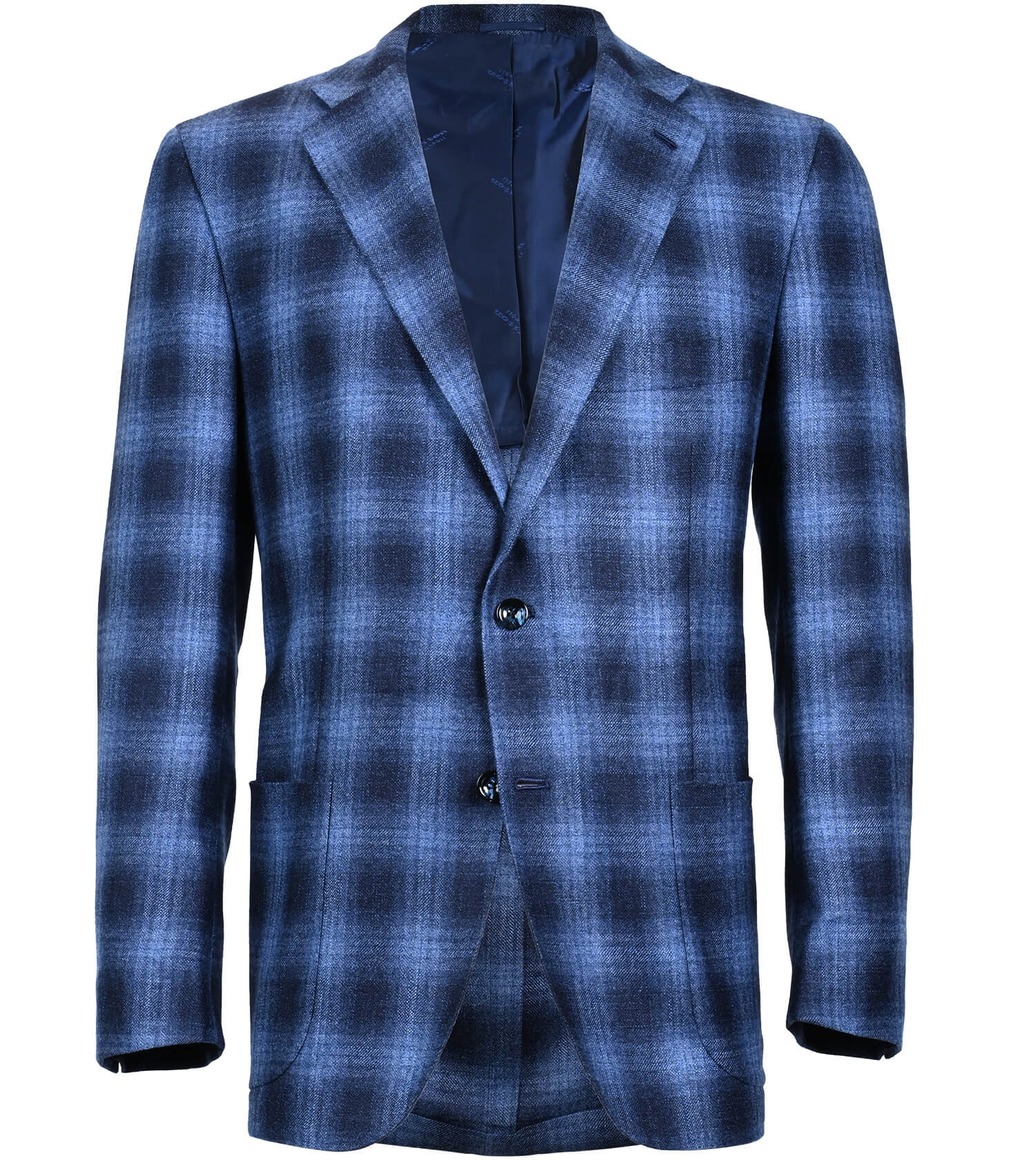 KITON Shadow Plaid Sport Coat