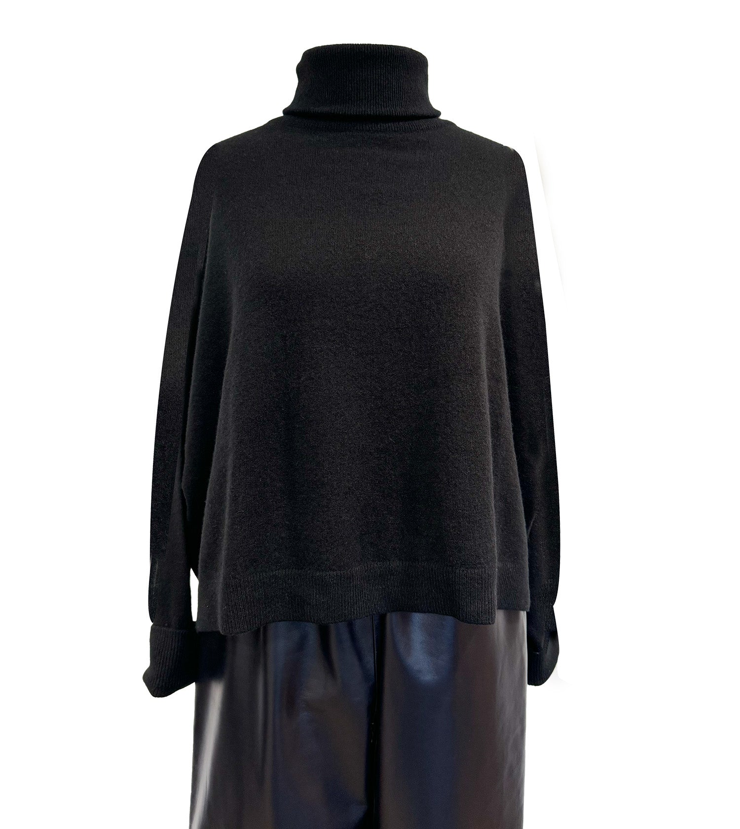 DUSAN T-Neck Chunky Sweater +Colors