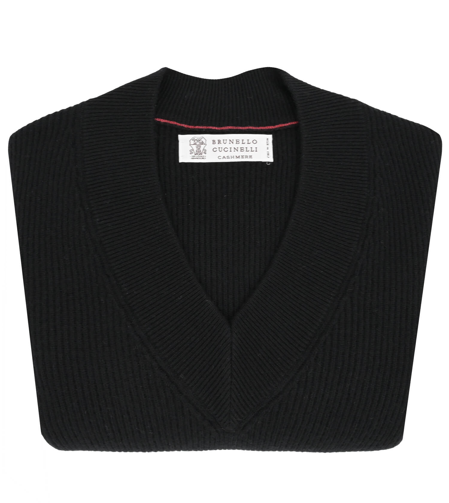 BRUNELLO CUCINELLI Ribbed V-Neck Sweater