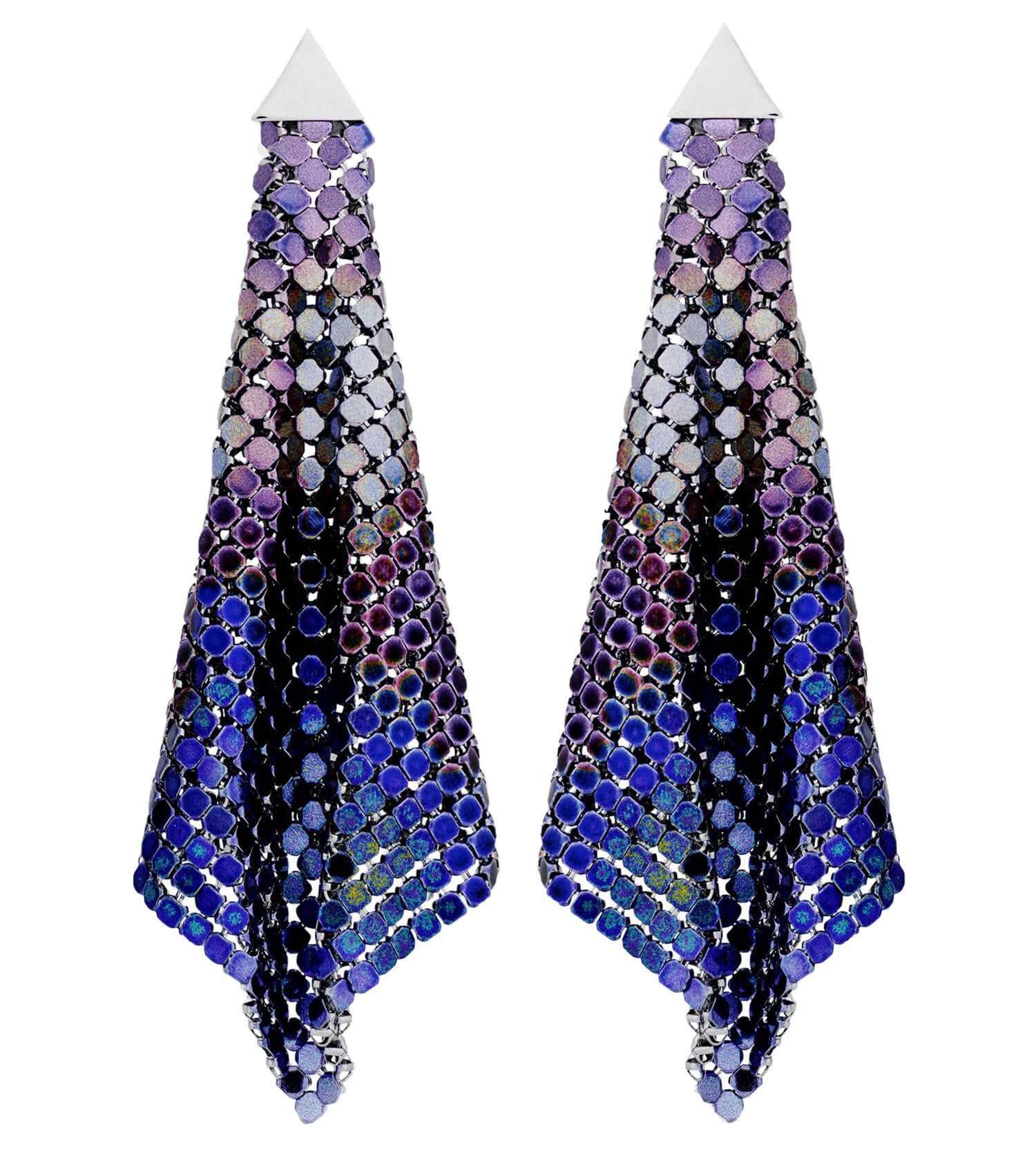 RABANNE Itambfabosna Lilac Mesh Earring