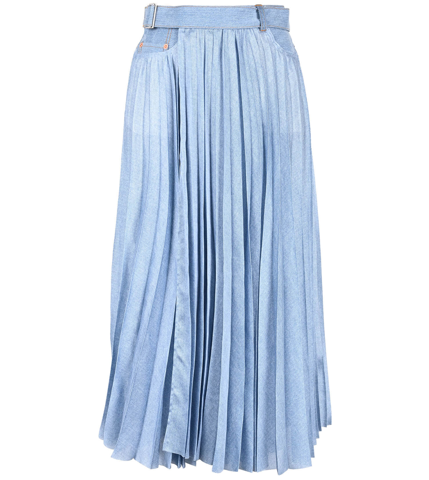 SACAI Pleated Skirt With Belt