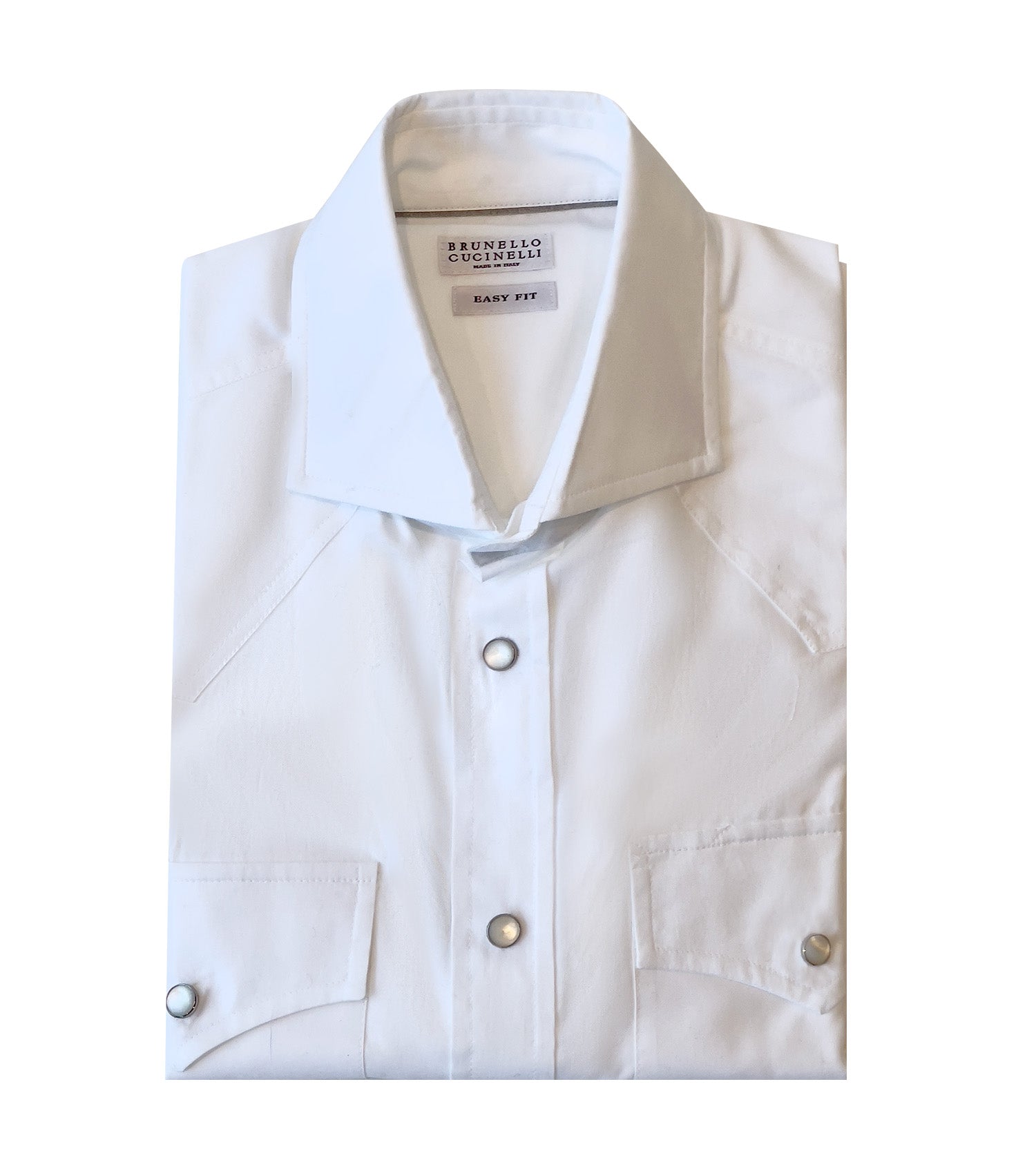 BRUNELLO CUCINELLI Western Snap Button Shirt