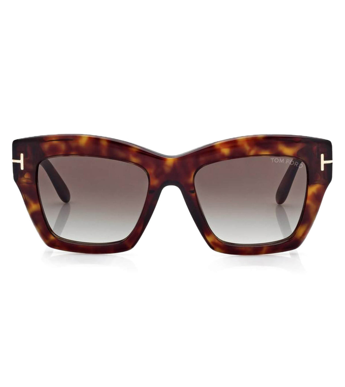 TOM FORD Brown Tortoise Sunglasses w/ gradient lenses Tom Ford Oval Sunglasses TF517 Adrenne 56Z 55mm Tortoise  main image 4