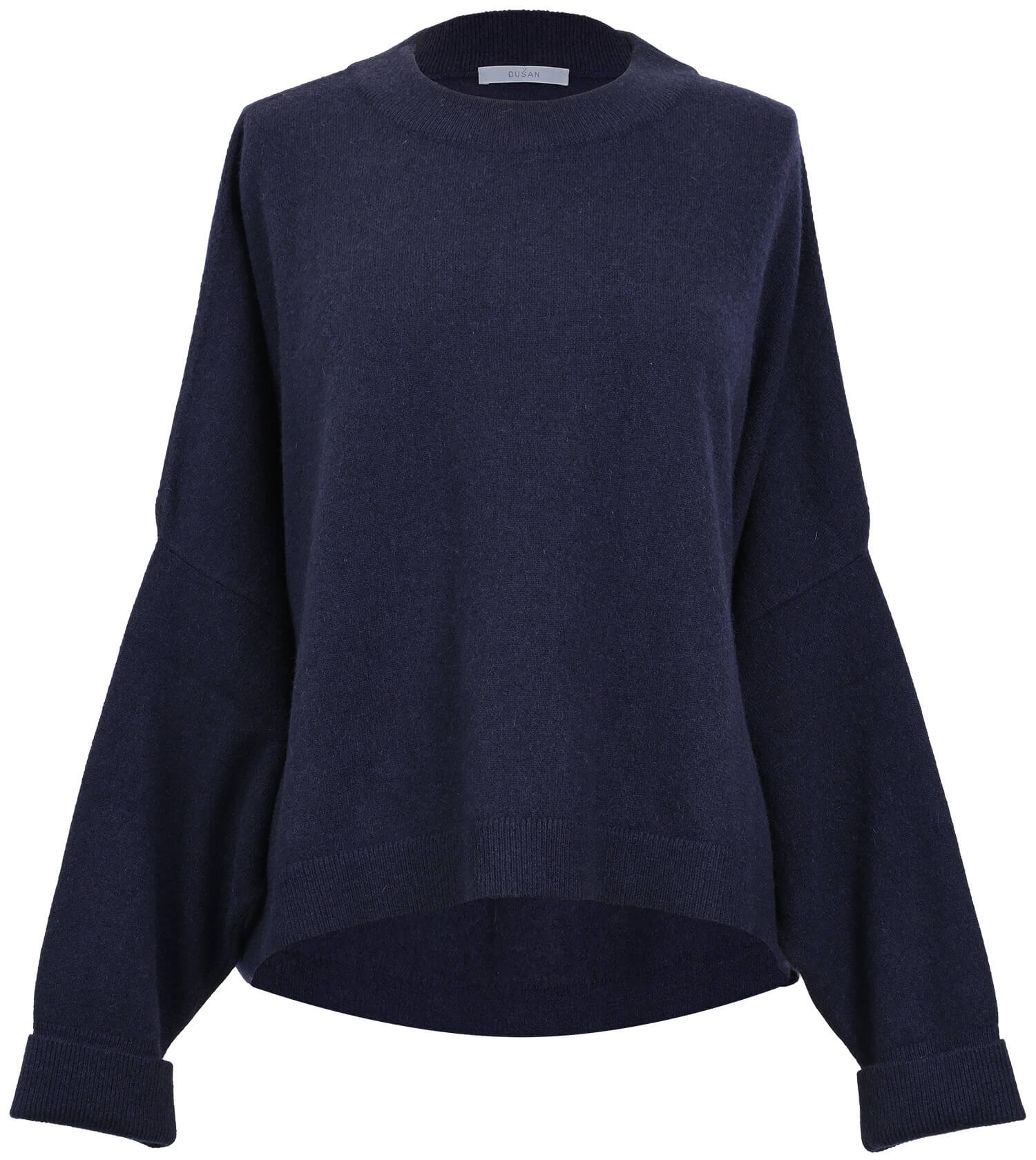 DUSAN Iconic Crew Neck Sweater 12GG Cashmere +Colors