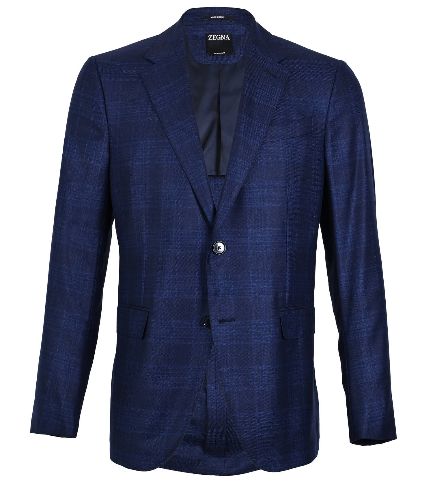 ZEGNA 15 Mil Plaid Sport Coat