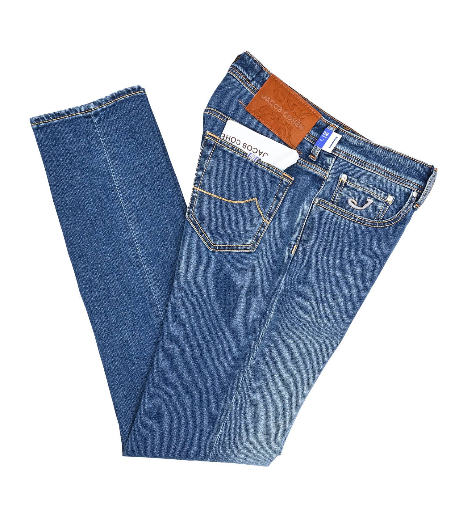 JACOB COHEN Slim Fit Medium Wash Denim