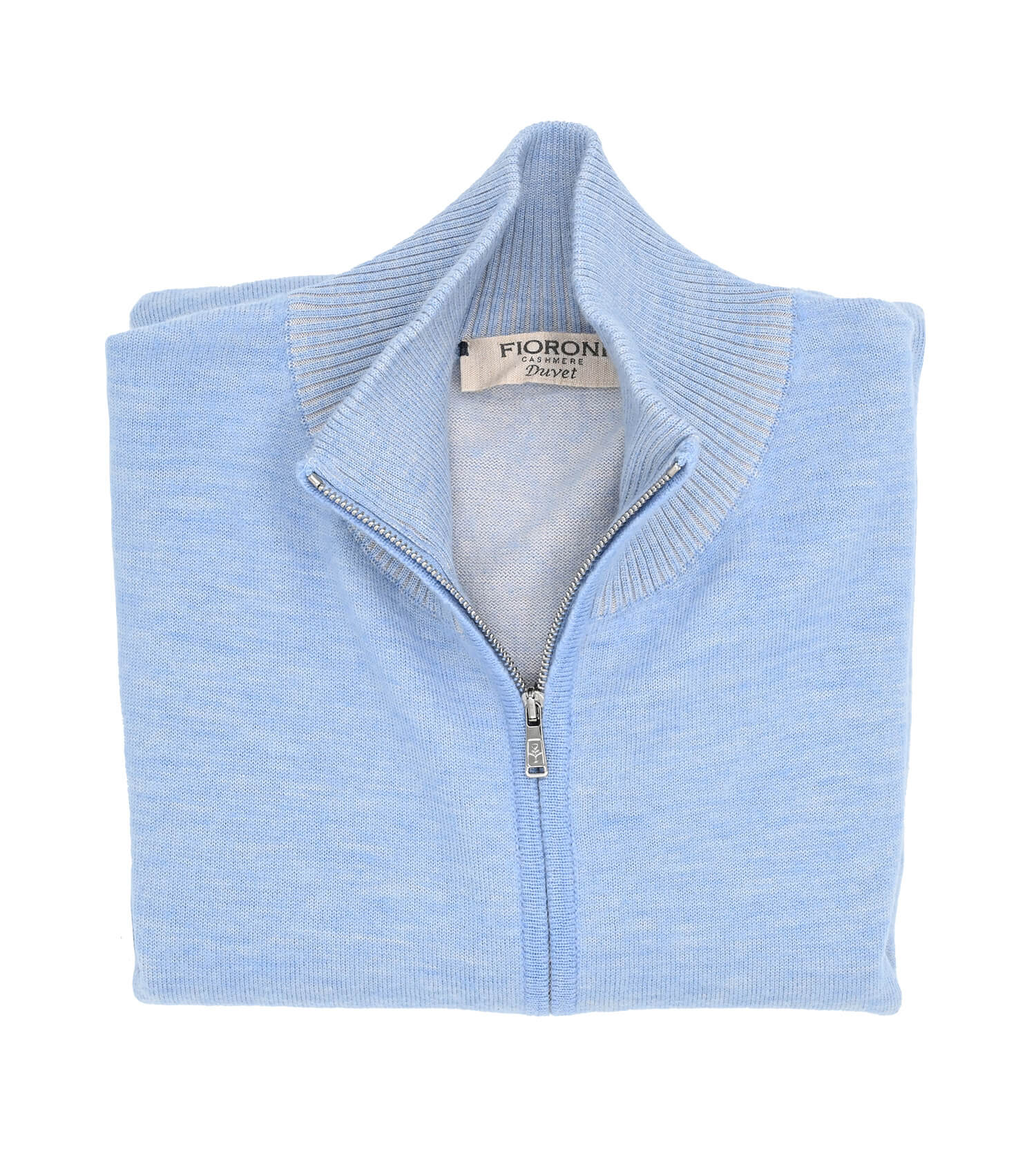 FIORONI CASHMERE Duvet Cashmere Full-Zip Bomber Sweater