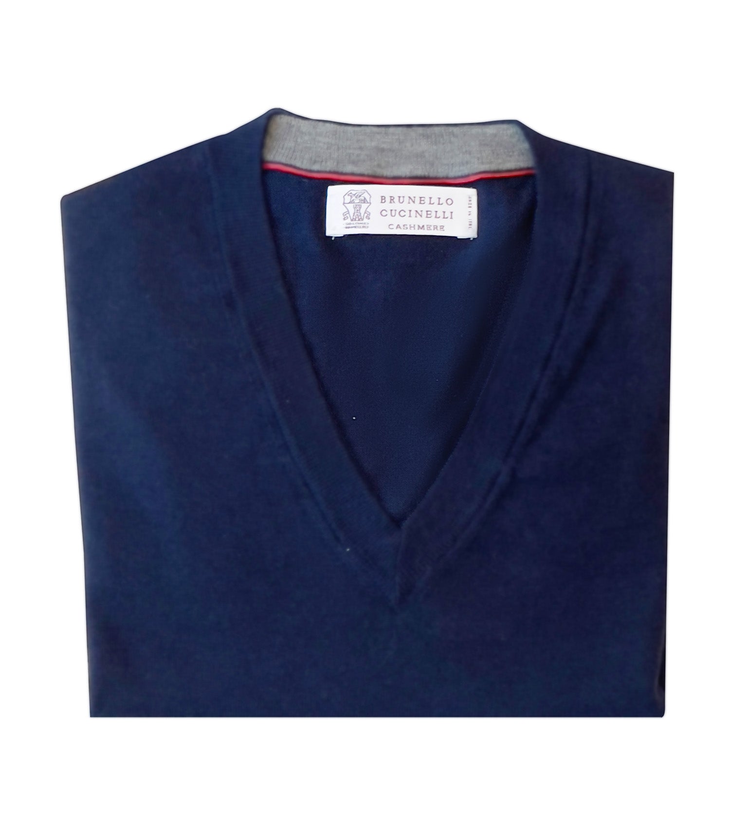 BRUNELLO CUCINELL Wool Cashmere V-Neck Sweater