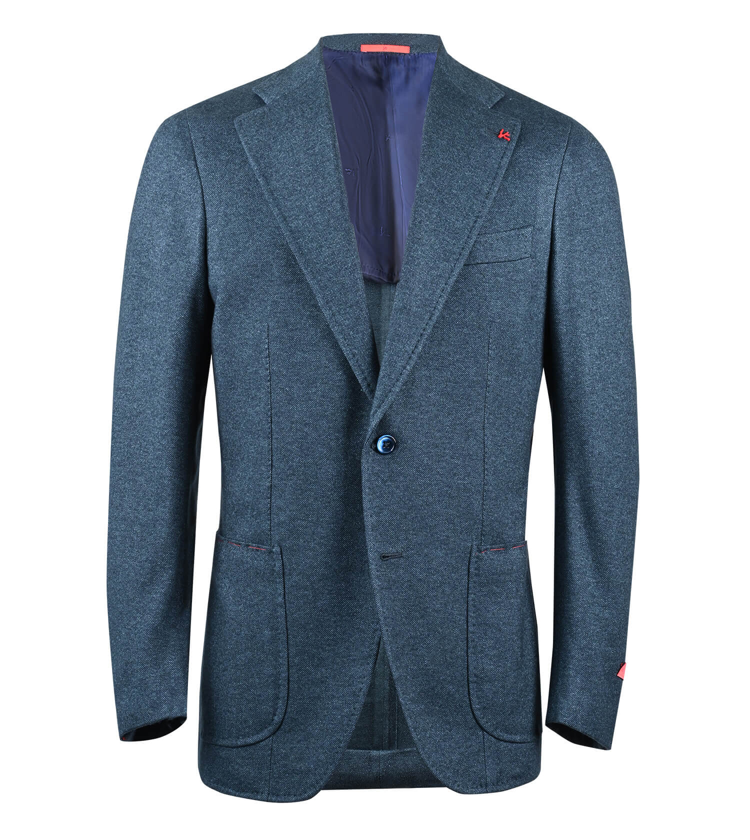 ISAIA Cashmere/Silk Piquet Jersey Blazer