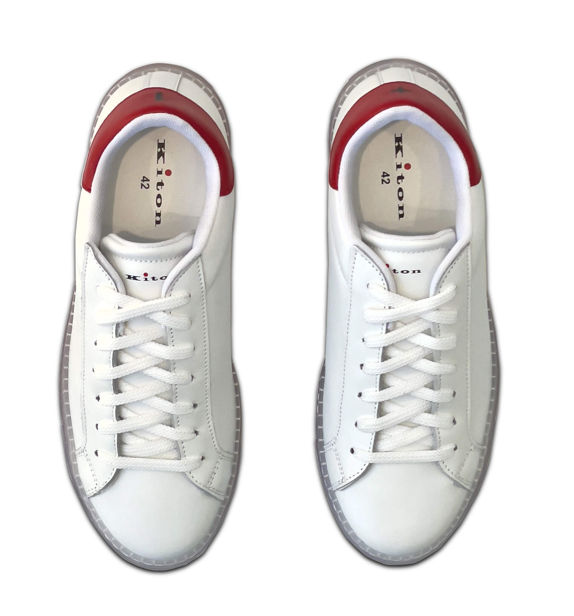KITON Red Edition Leather Sneaker