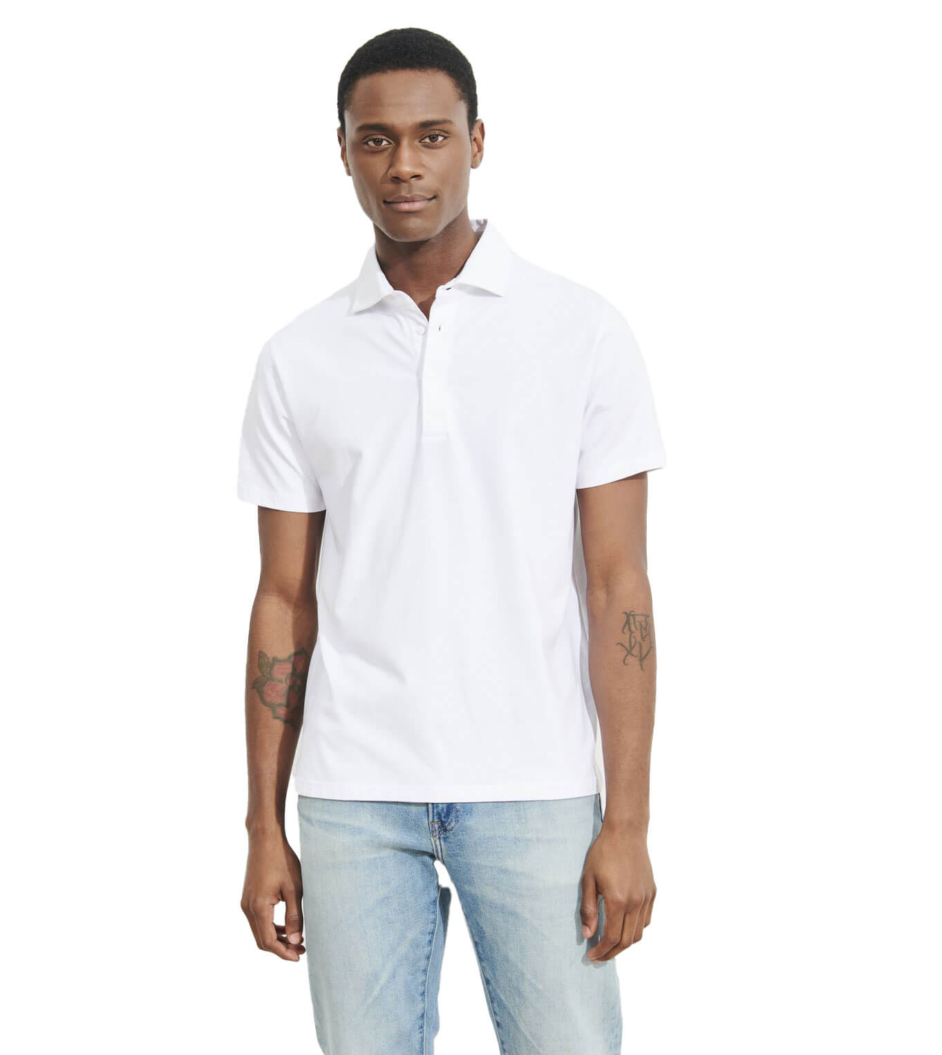 PATRICK ASSARAF Pima Stretch Short Sleeve Polo +Colors