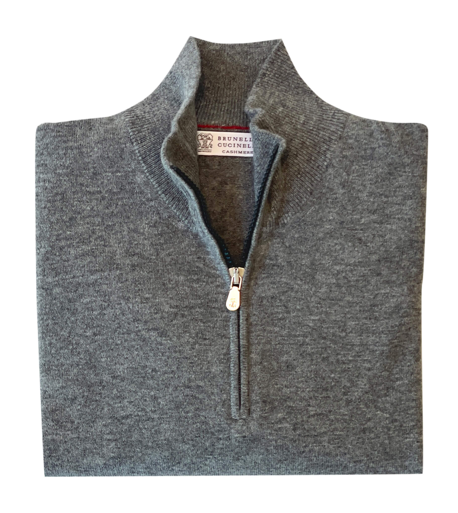 BRUNELLO CUCINELLI Cashmere 1/4 Zip Sweater