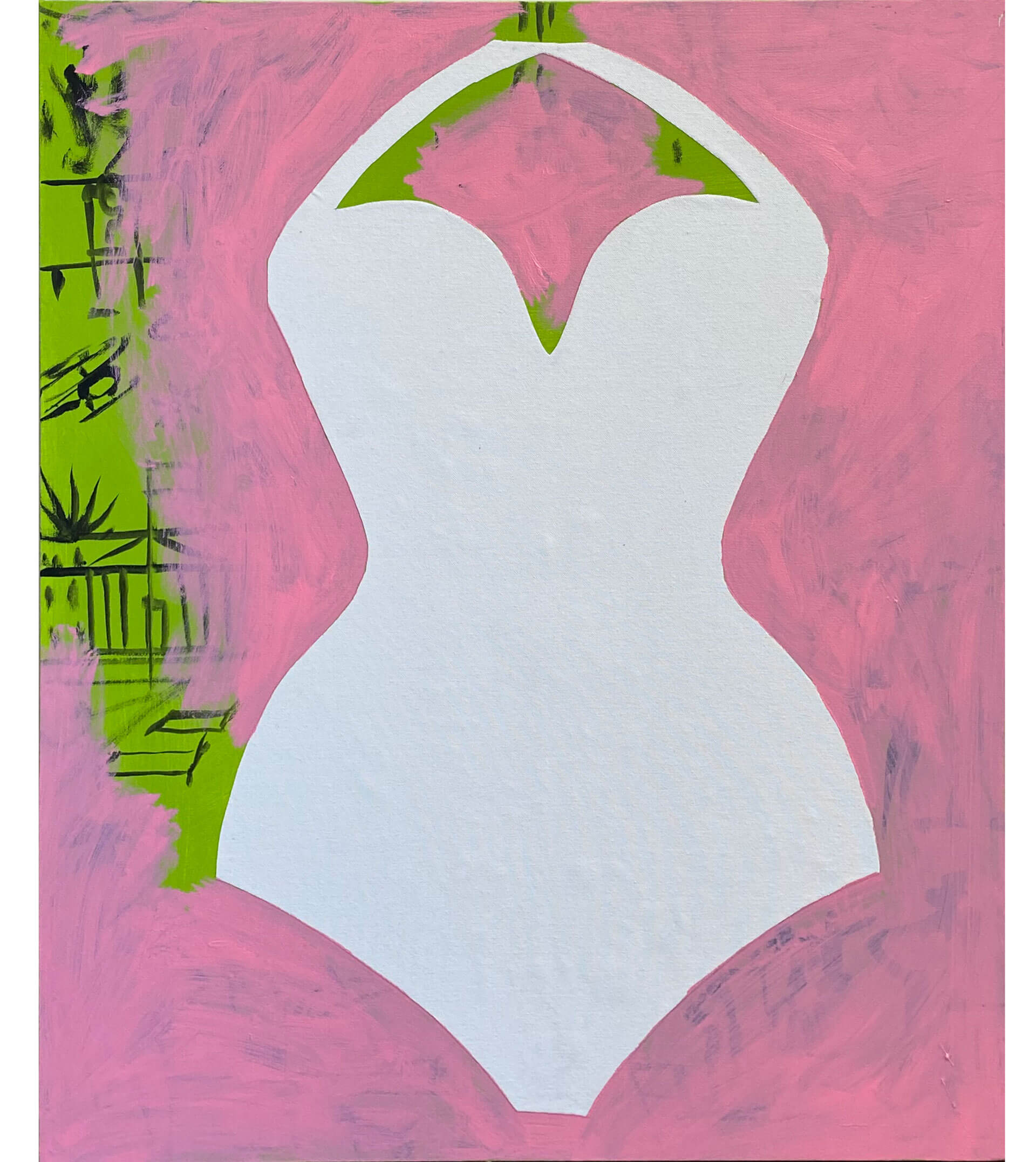 DONALD ROBERTSON One piece with Green Accent