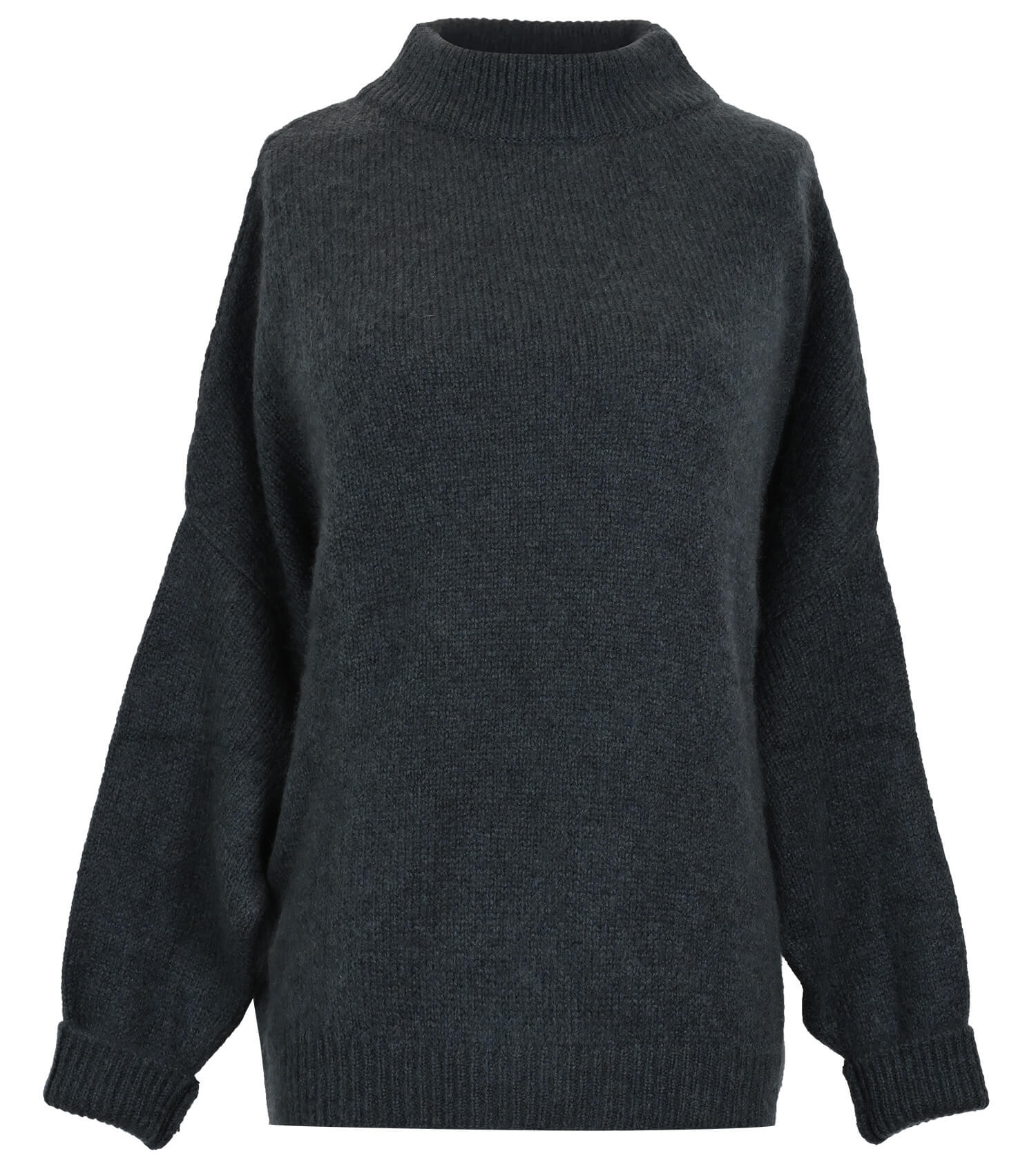 DUSAN Crew Neck Kimono Sleeve Sweater