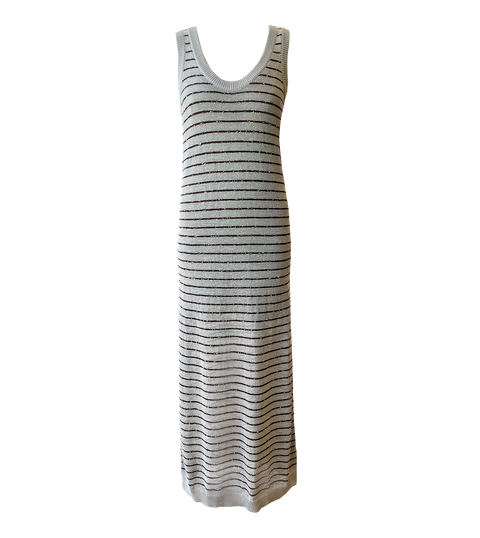 BRUNELLO CUCINELLI Sleeveless Long Knit Maxi Dress | Sam Malouf
