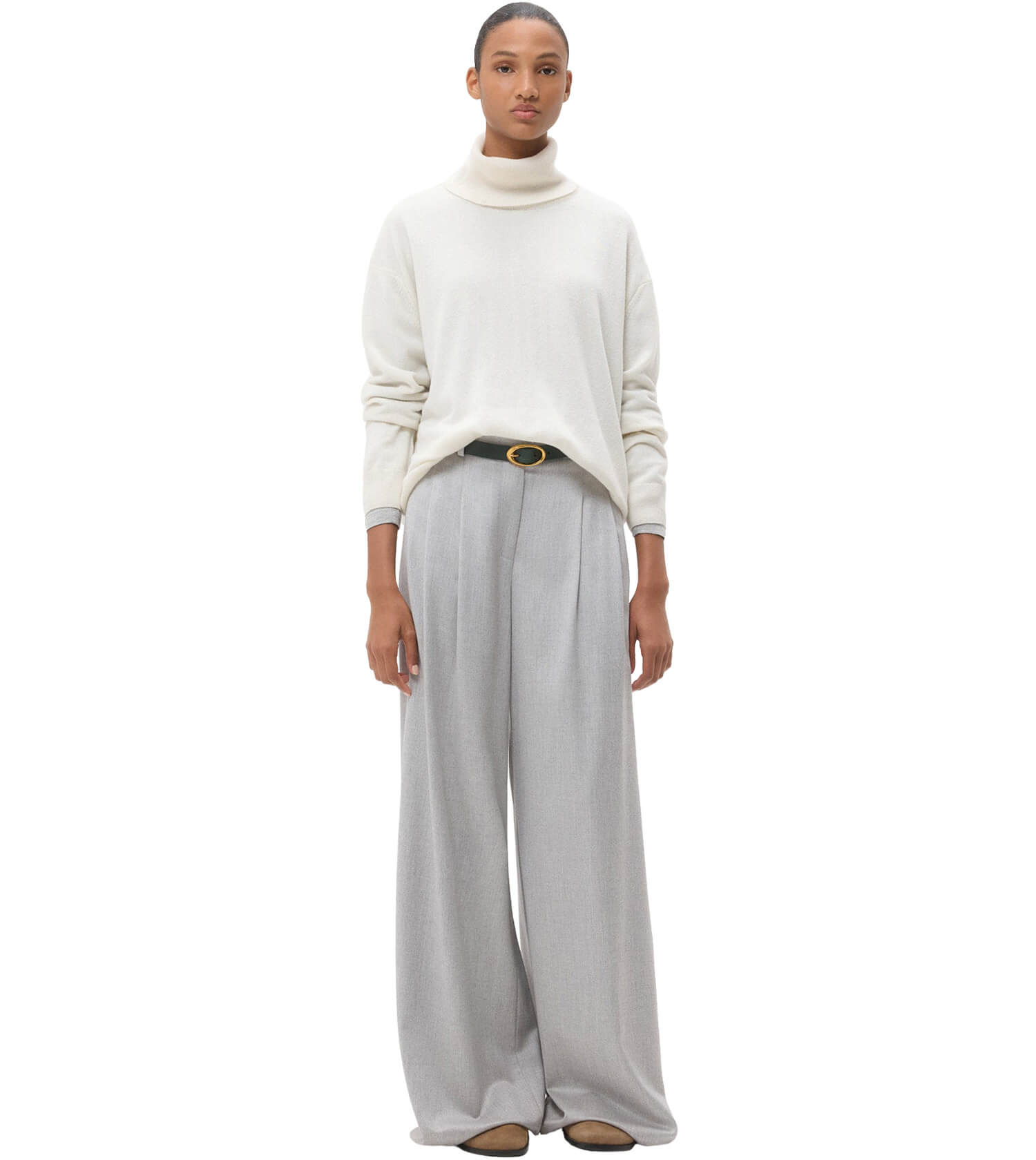 TWP Avery Pleted Pants In Stretch Wool