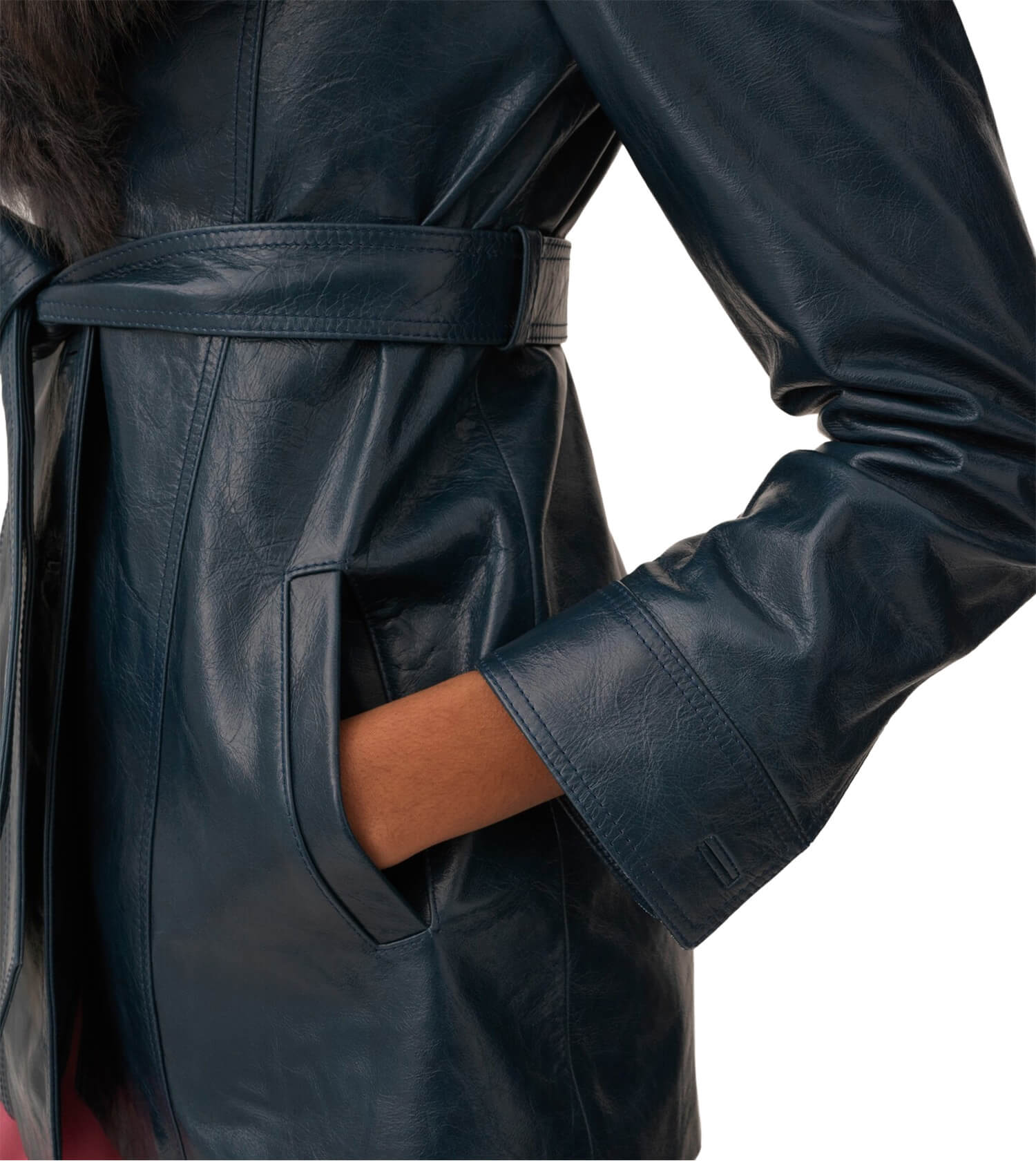 CHLOÉ Short Leather Coat