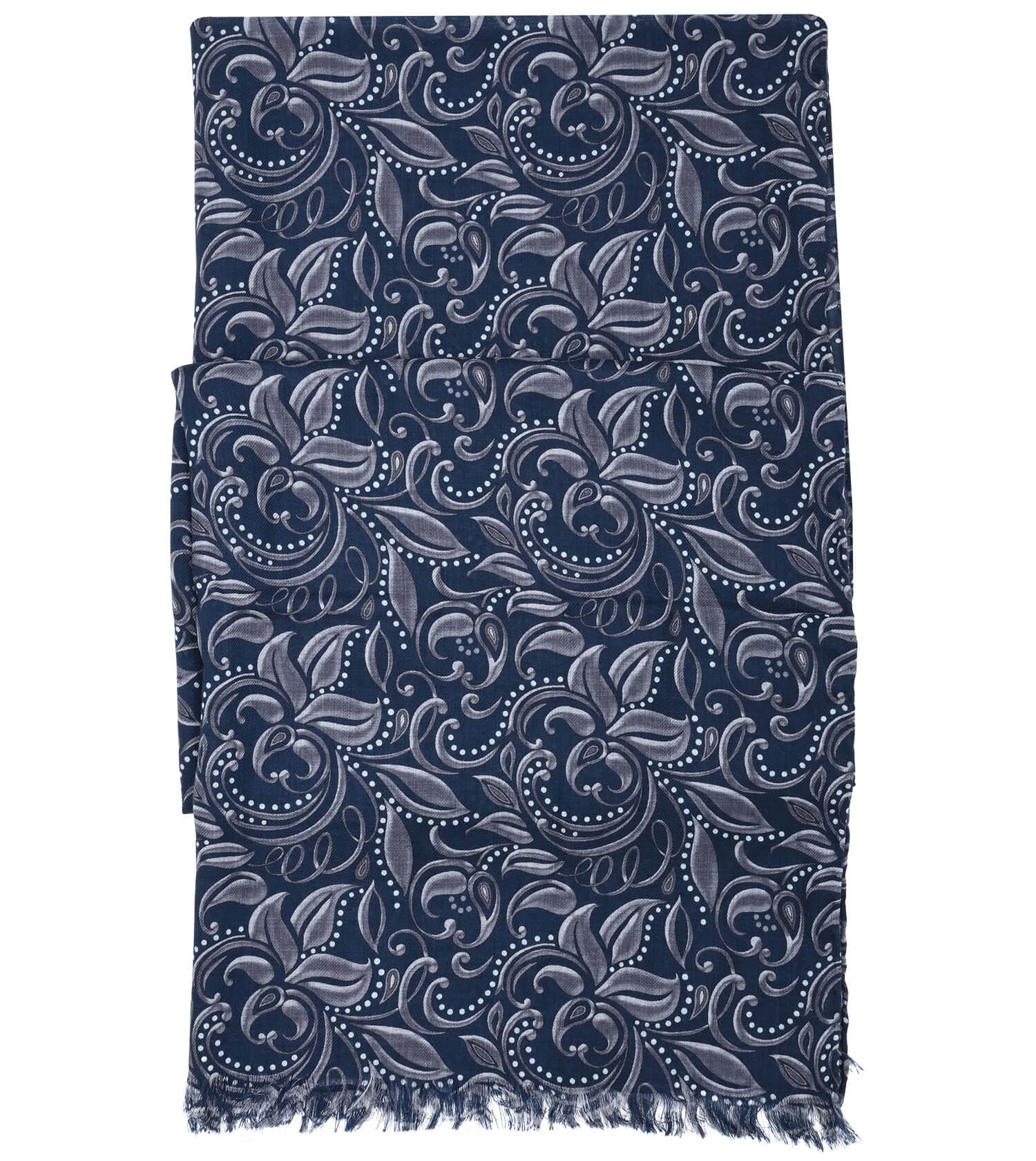 SAM MALOUF ORANGE LABEL Cashmere Paisley Scarf