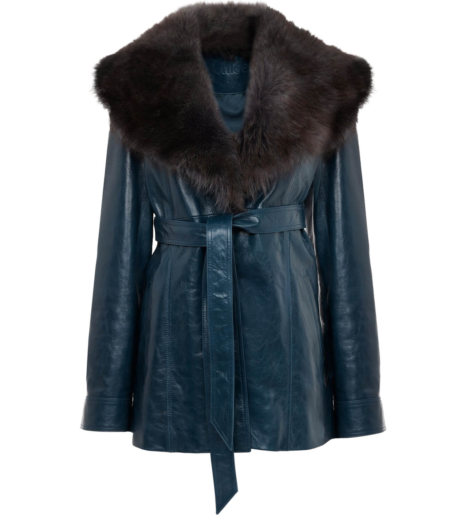 CHLOÉ Short Leather Coat