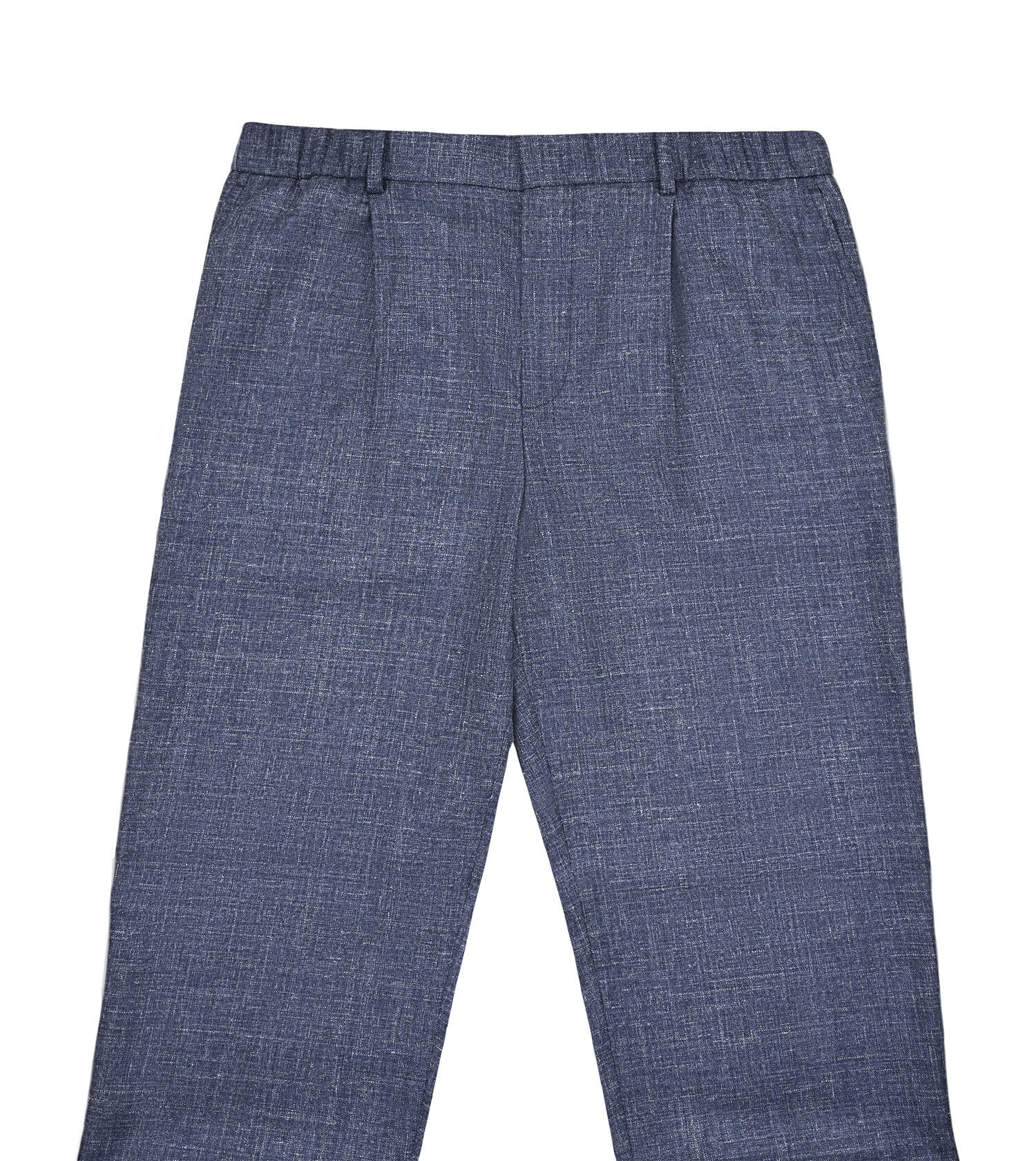AGNONA Single Pleat Hemp Blend Twill Trouser