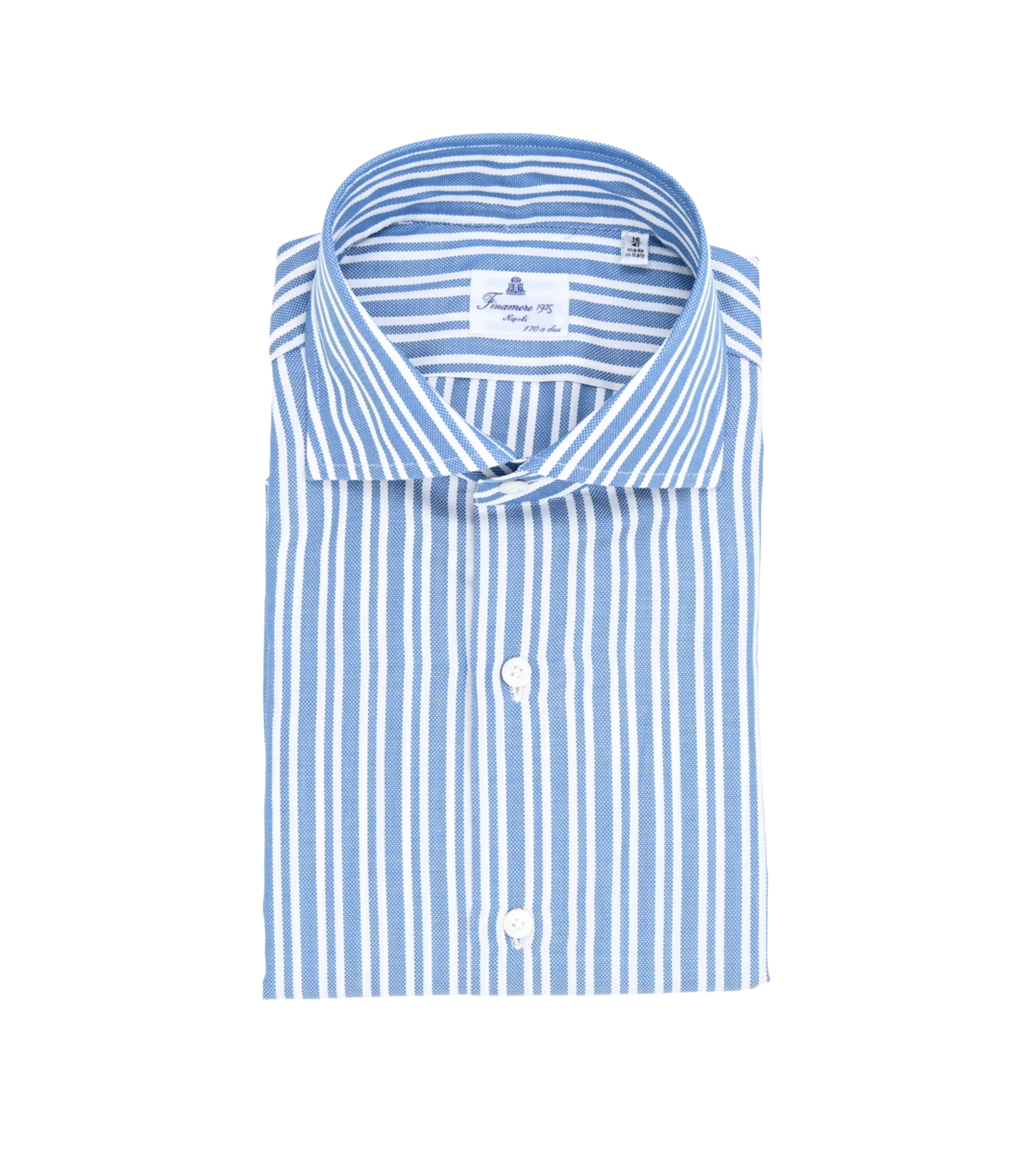 FINAMORE Cotton Striped Shirt