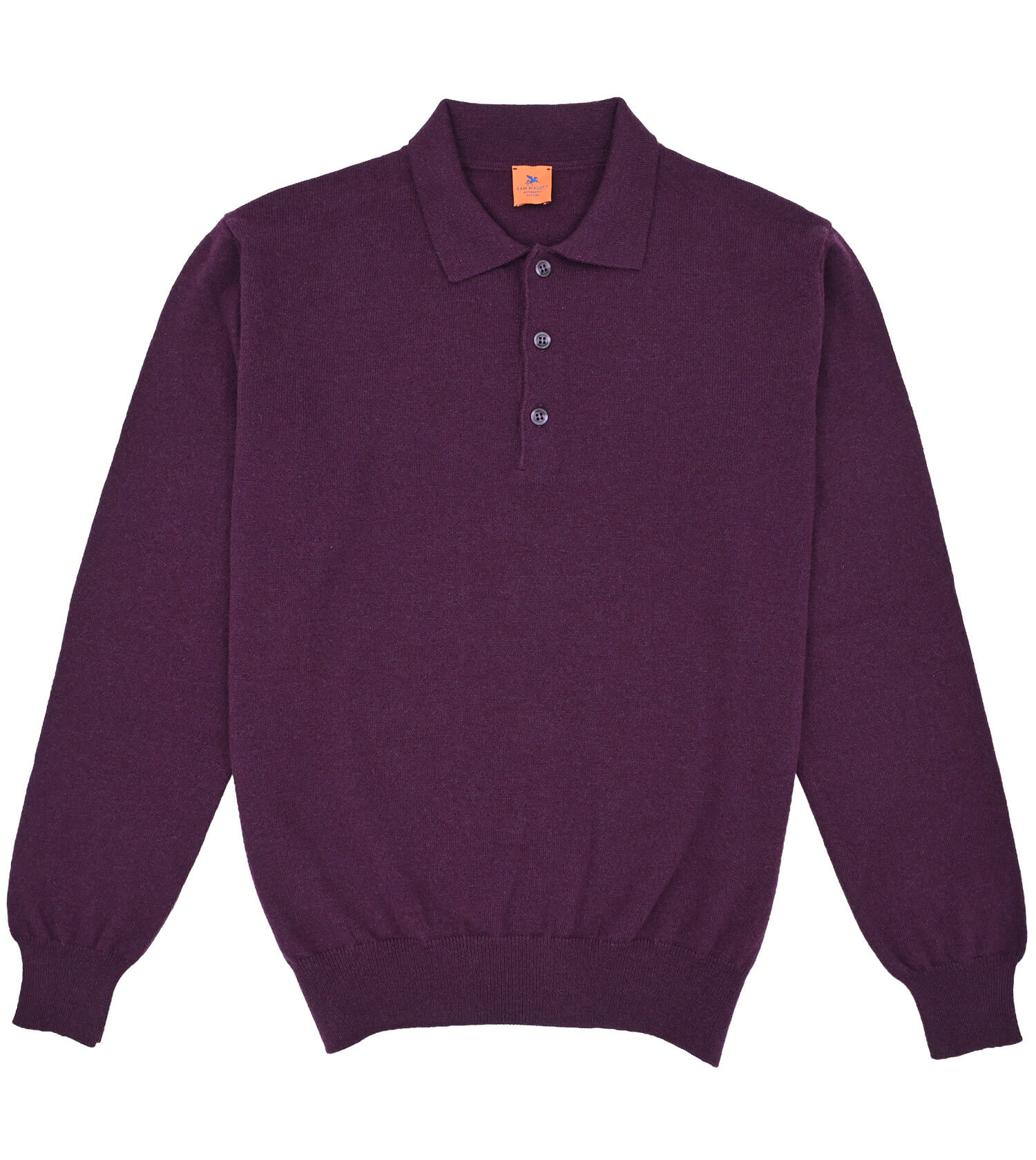 SAM MALOUF ORANGE LABEL Long Sleeve Polo