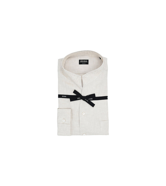 ZEGNA Oasi Lino Shirt | Sam Malouf Authentic Luxury