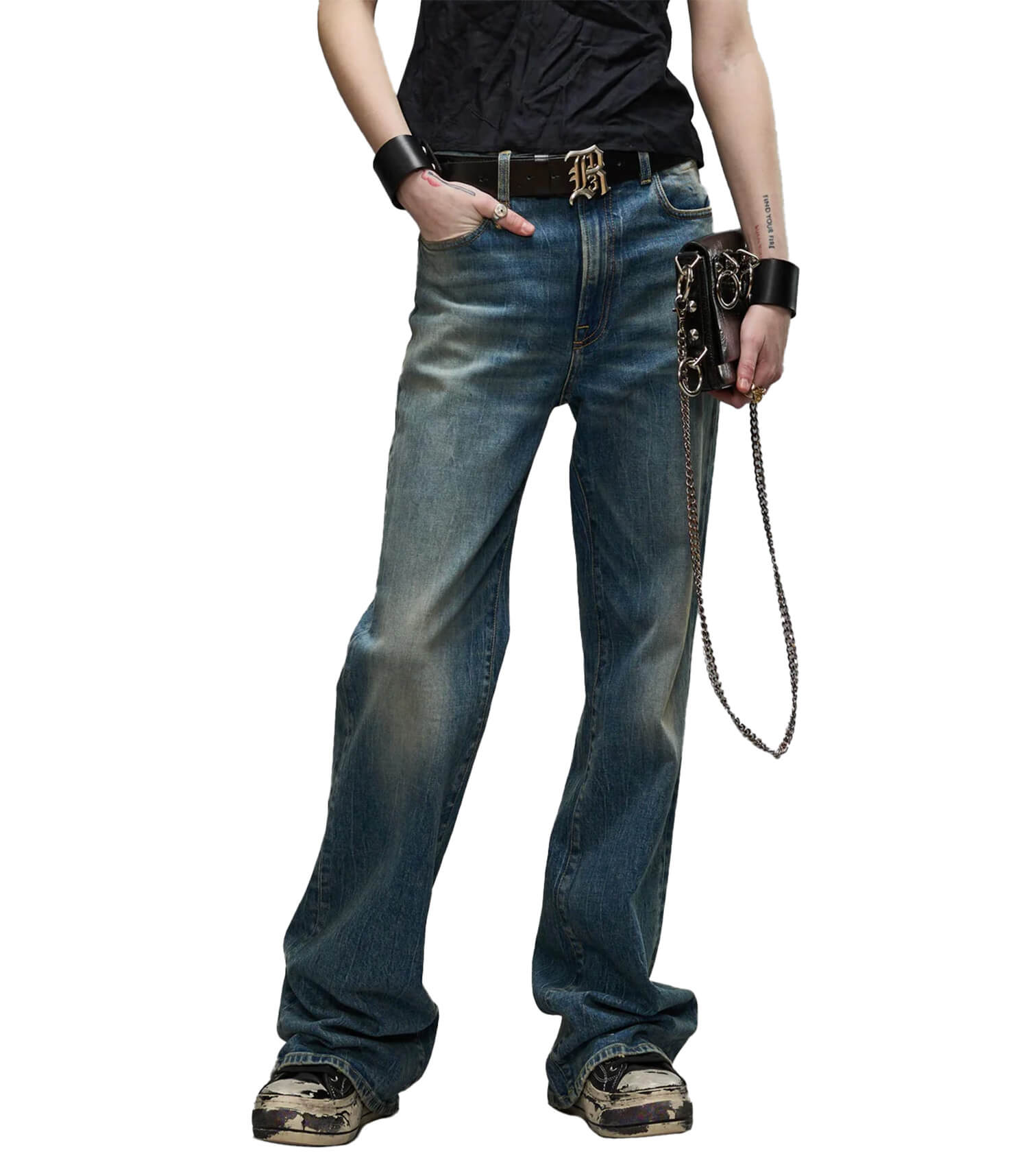R13 Jane  Blue Stretch Jean