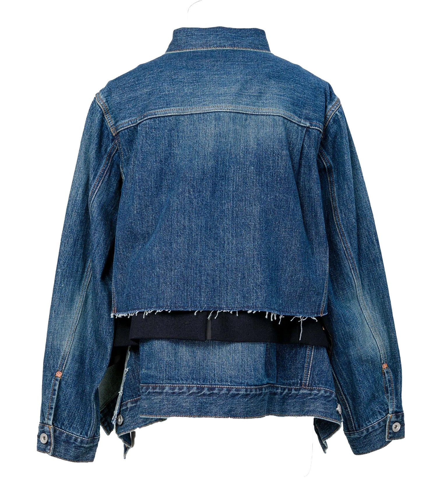 SACAI Denim x Wool Melton Jacket