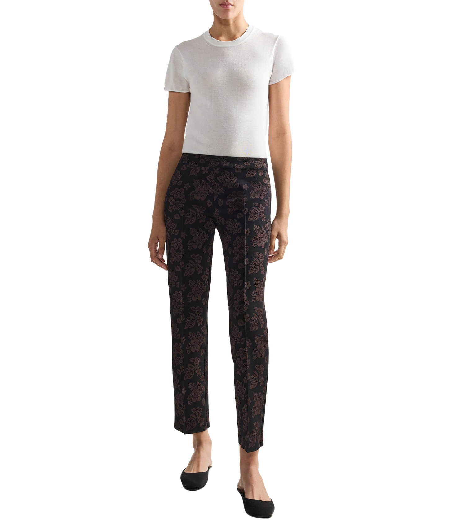 HIGH SPORT Matt Shine Floral Louise Pants
