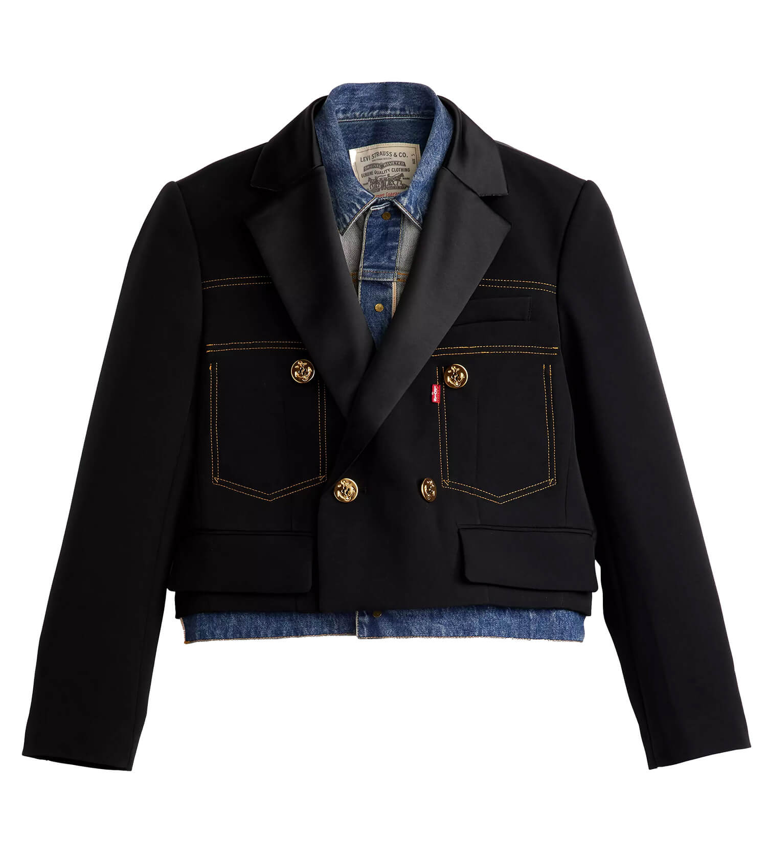 SACAI X LEVI'S Denim Matelasse Twill Jacket