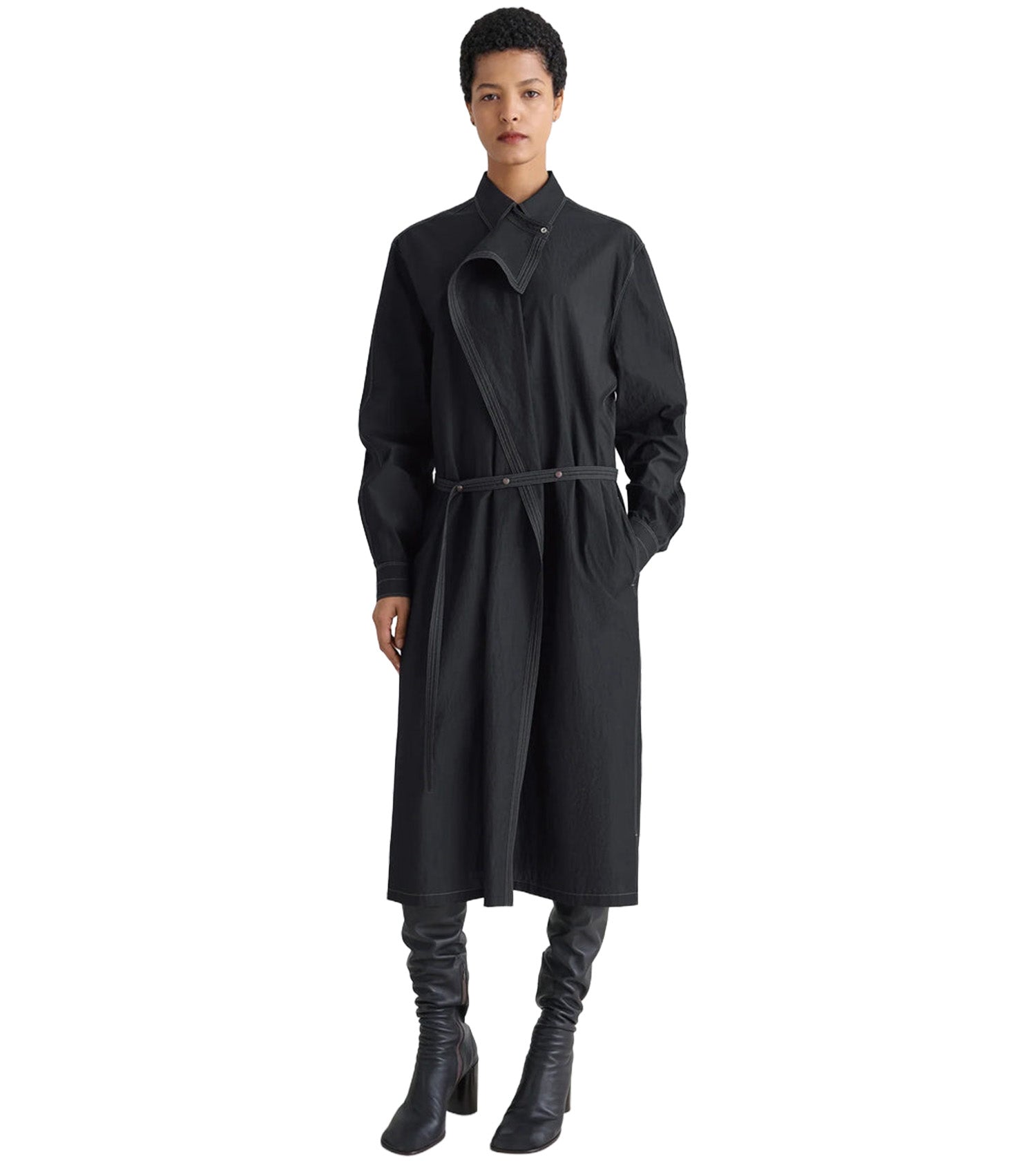 LEMAIRE Asymmetrical Shirt Dress