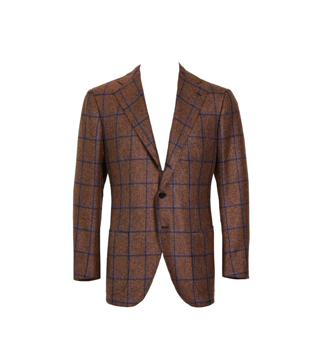 CESARE ATTOLINI Cashmere Windowpane Sport Coat
