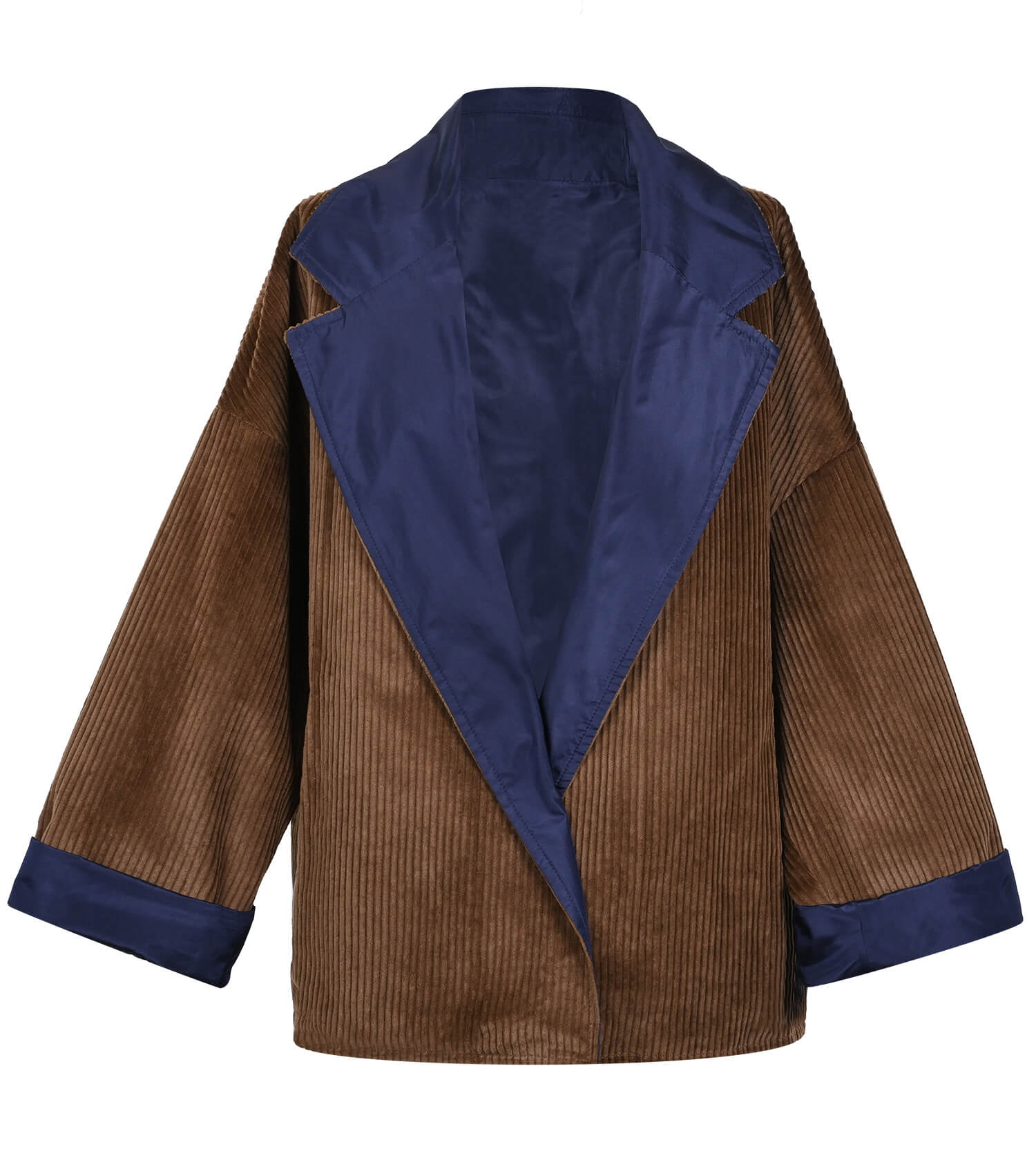 DUSAN Oversized Jacket Taffeta Lined Corduroy