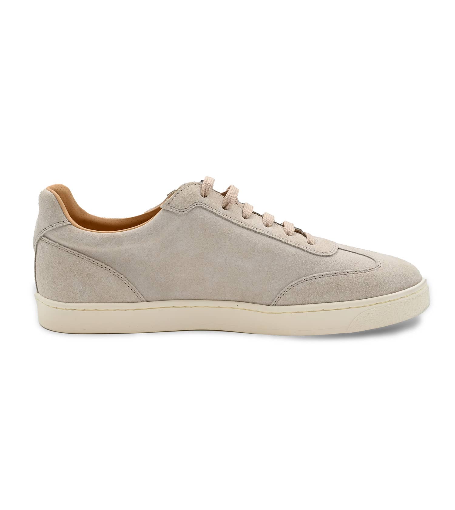 Brunello Cucinelli Suede Sneakers with Natural Rubber Sole