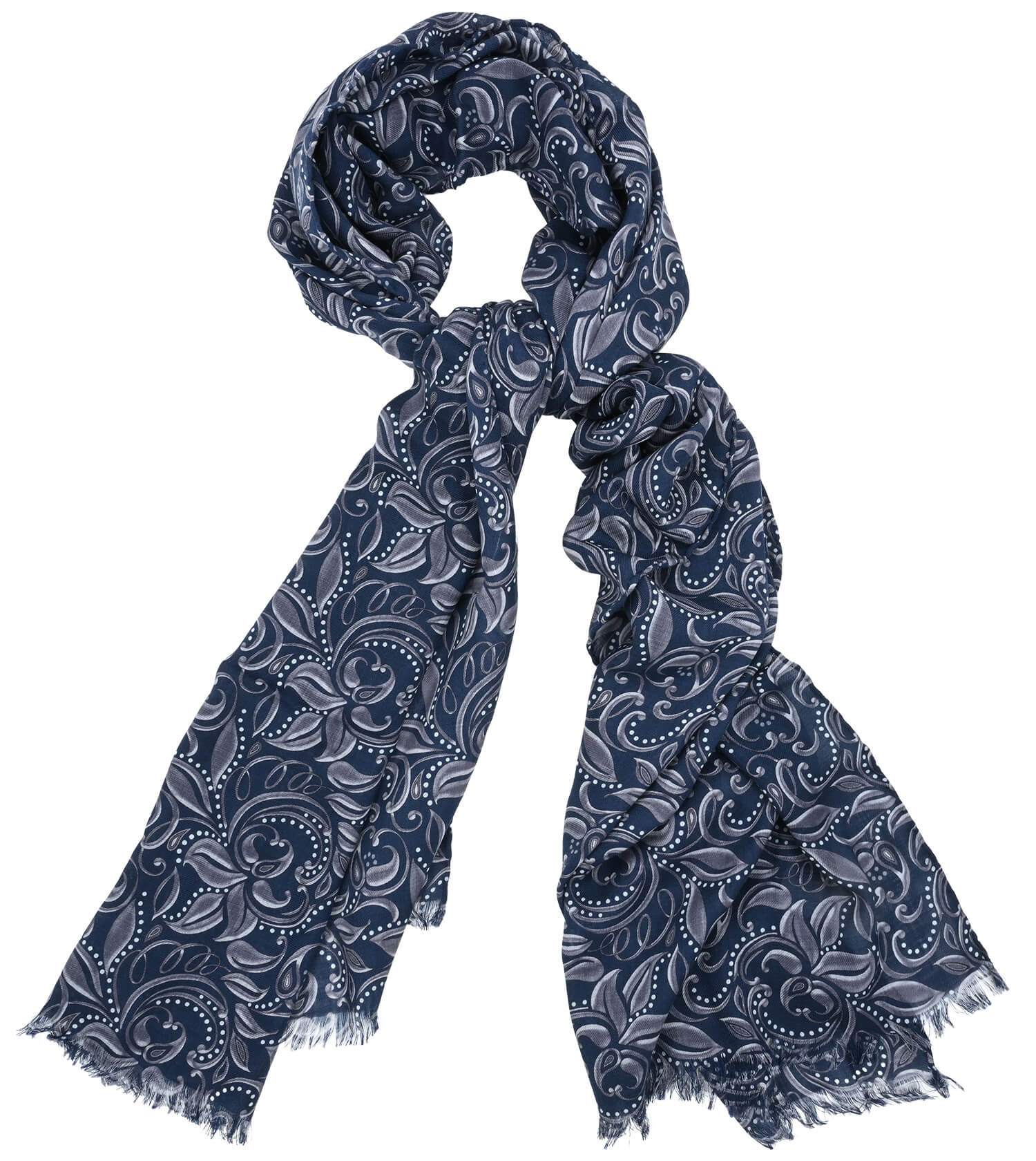 SAM MALOUF ORANGE LABEL Cashmere Paisley Scarf