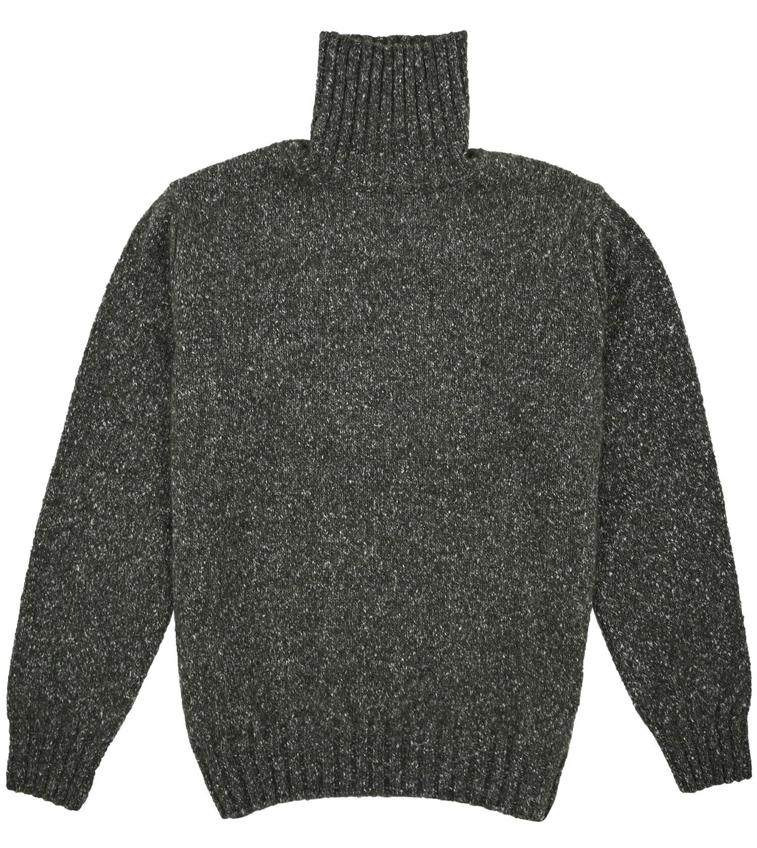 GALLIA Melange Turtle Neck Sweater