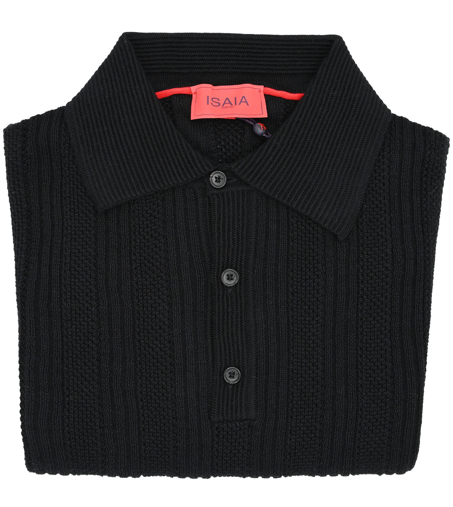 ISAIA Wool/Cashmere/Silk Short Sleeve Polo