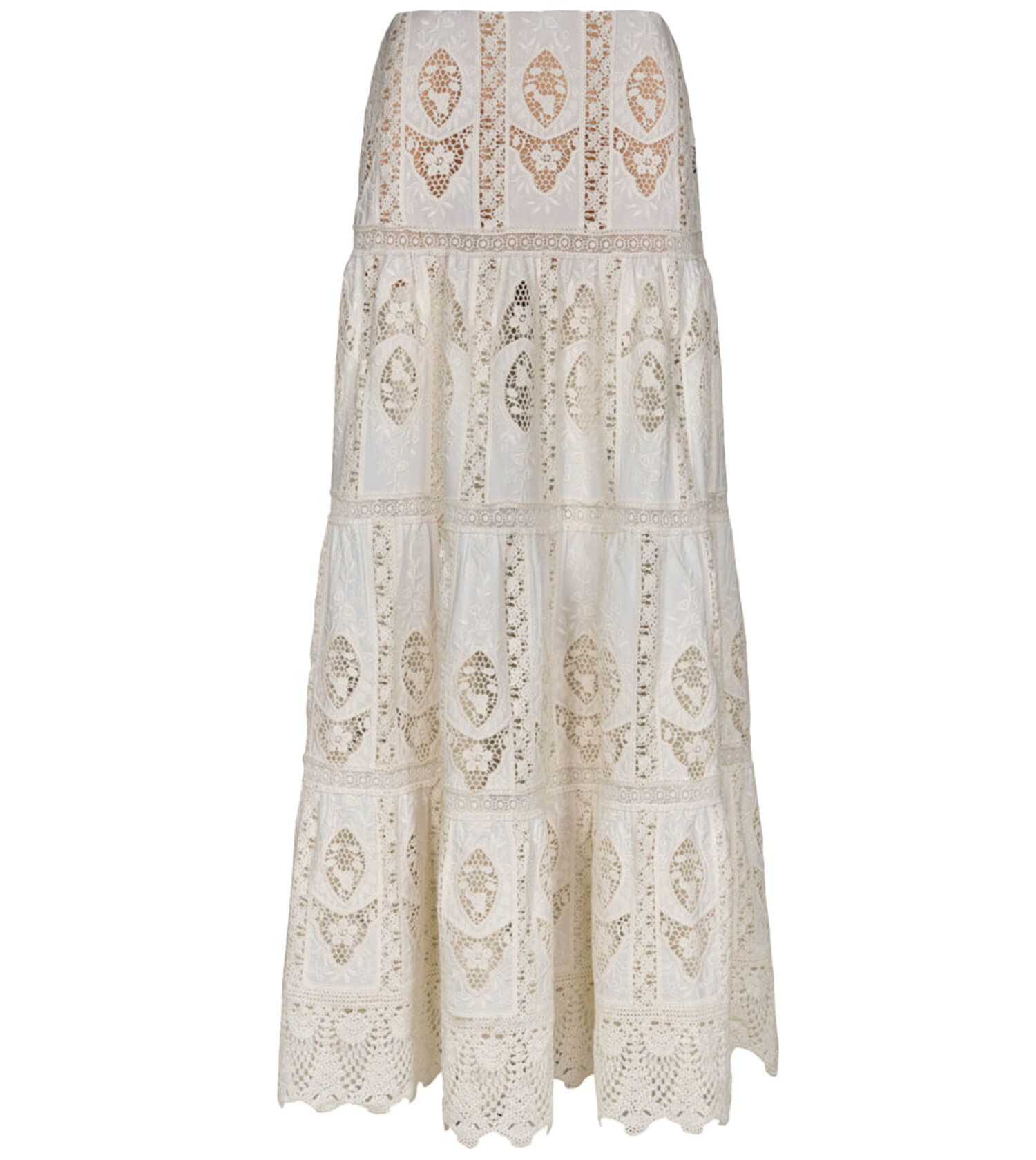 JOHANNA ORTIZ HIGHLIGHTED FIELDS MAXI SKIRT