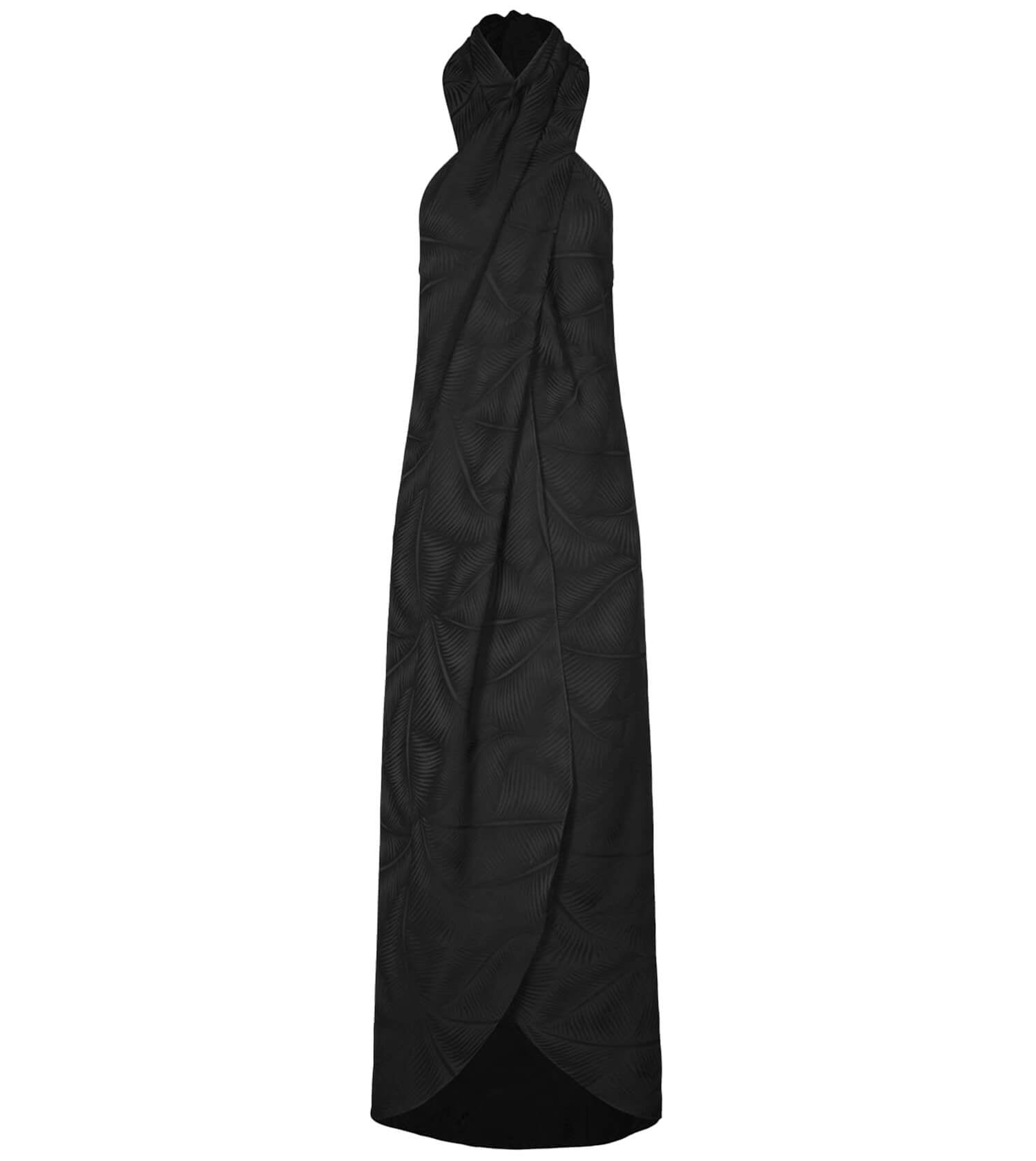 JOHANNA ORTIZ BLACK SILENT WATER TOP