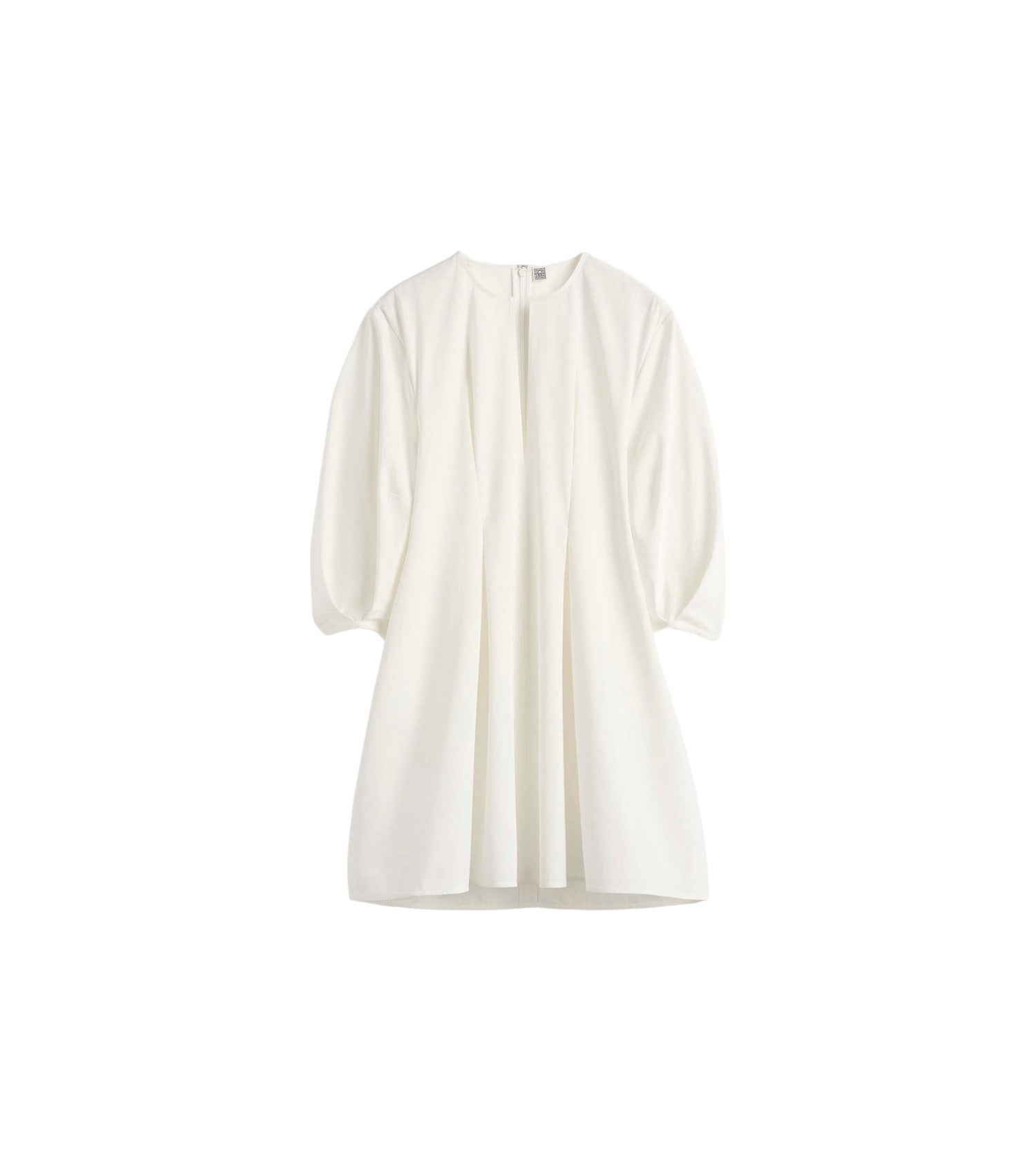 TOTEME Balloon Sleeve Cotton Dress | Sam Malouf Authentic Luxury TOTEME Balloon Sleeve Cotton Dress | Sam Malouf Authentic Luxury