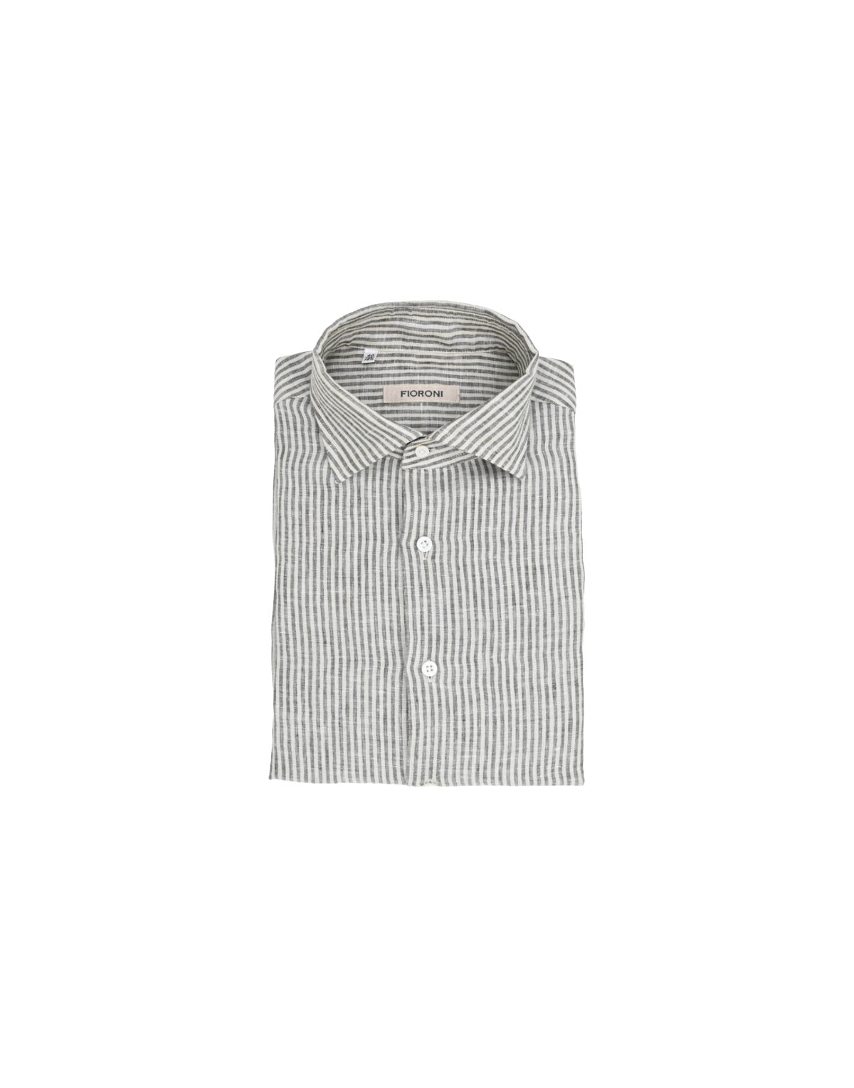 FIORONI Striped Linen Sport Shirt