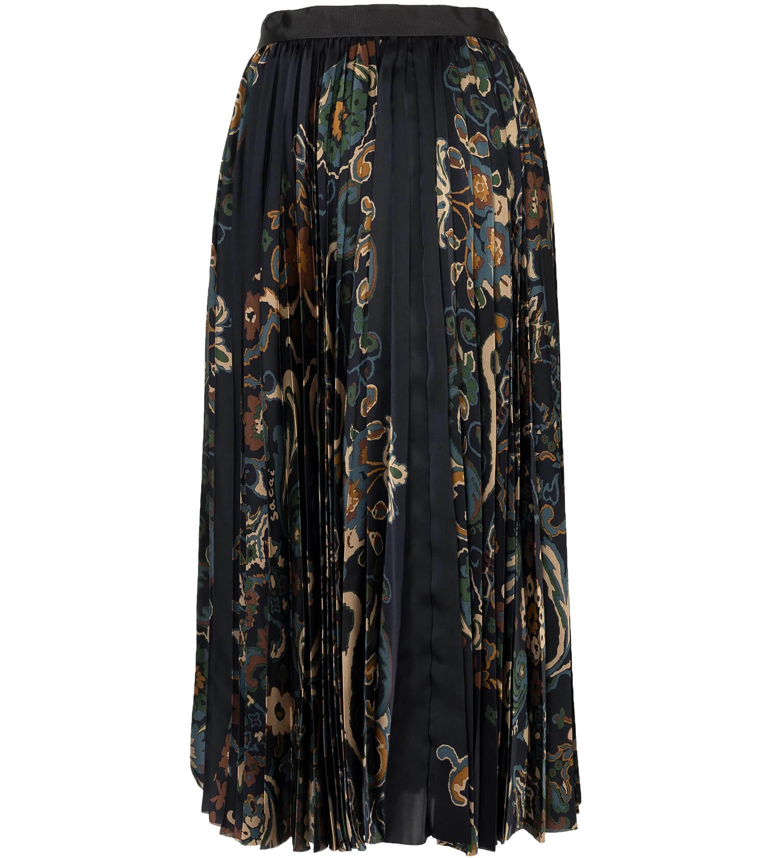 SACAI Floral Print Skirt With Belt