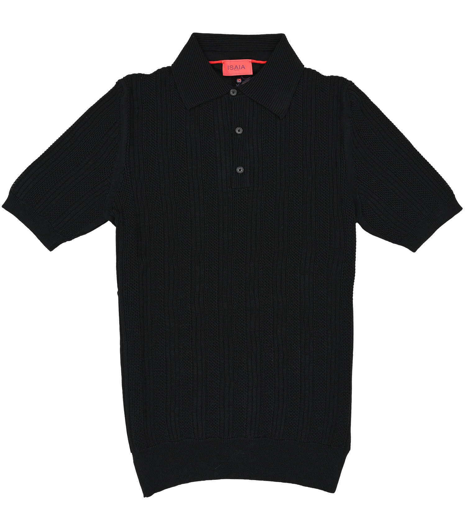 ISAIA Wool/Cashmere/Silk Short Sleeve Polo