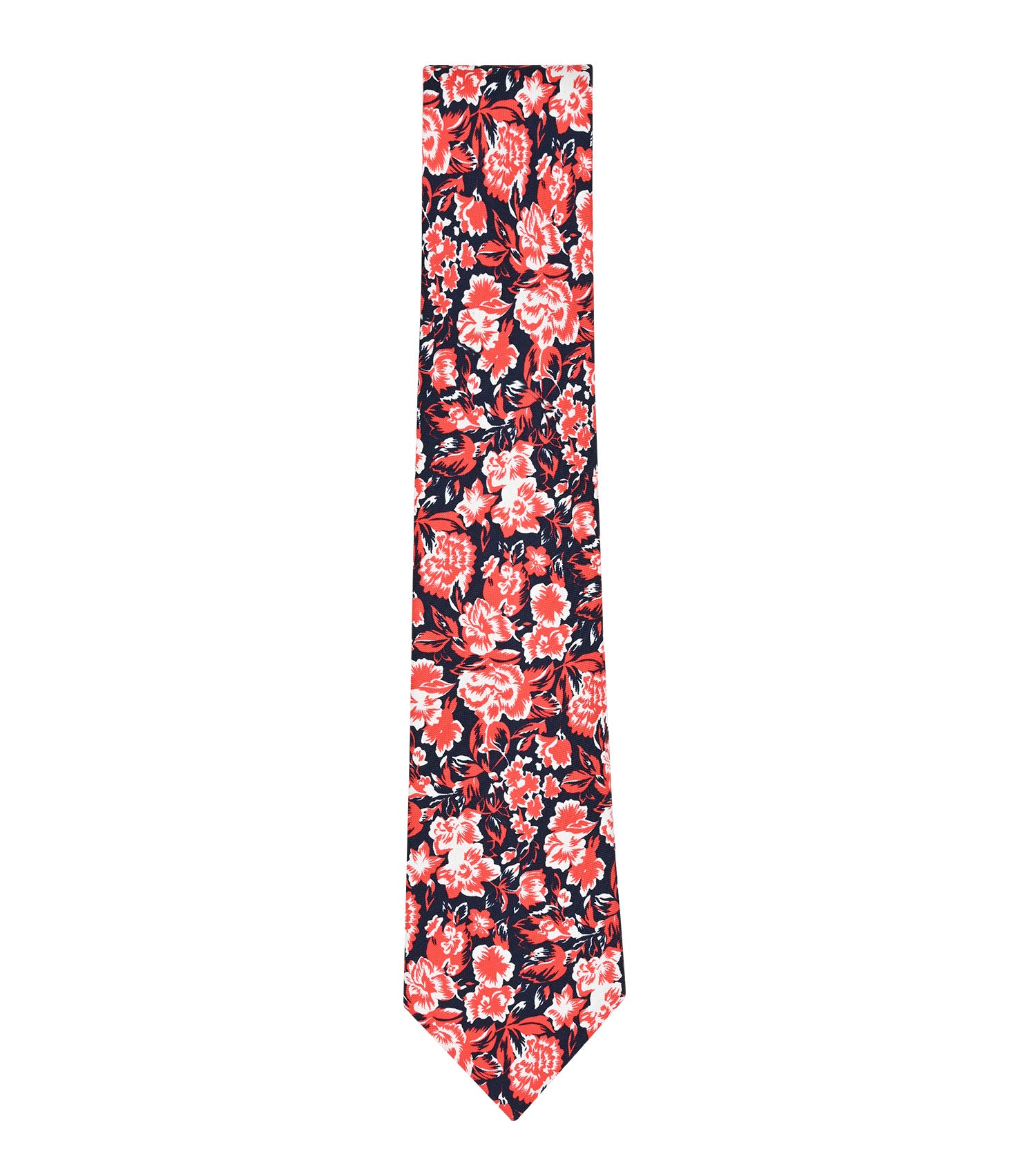 KITON Red Floral Tie