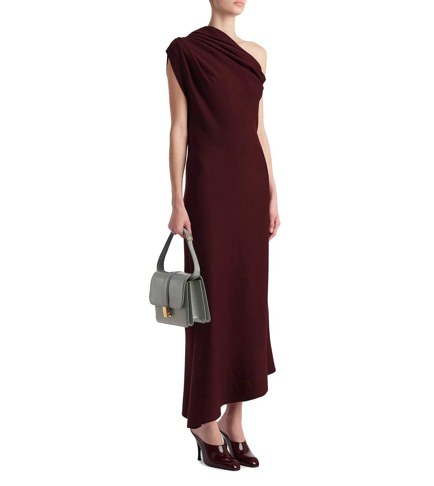 KHAITE Coast Dress in Jam