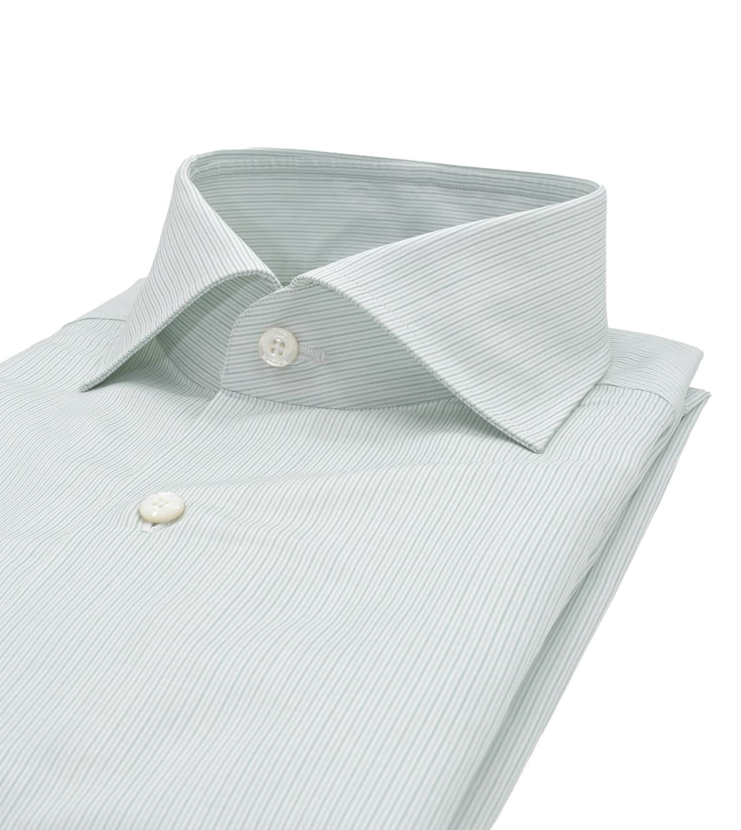 finamore dress shirts 39 / Light Blue / 100% Cotton