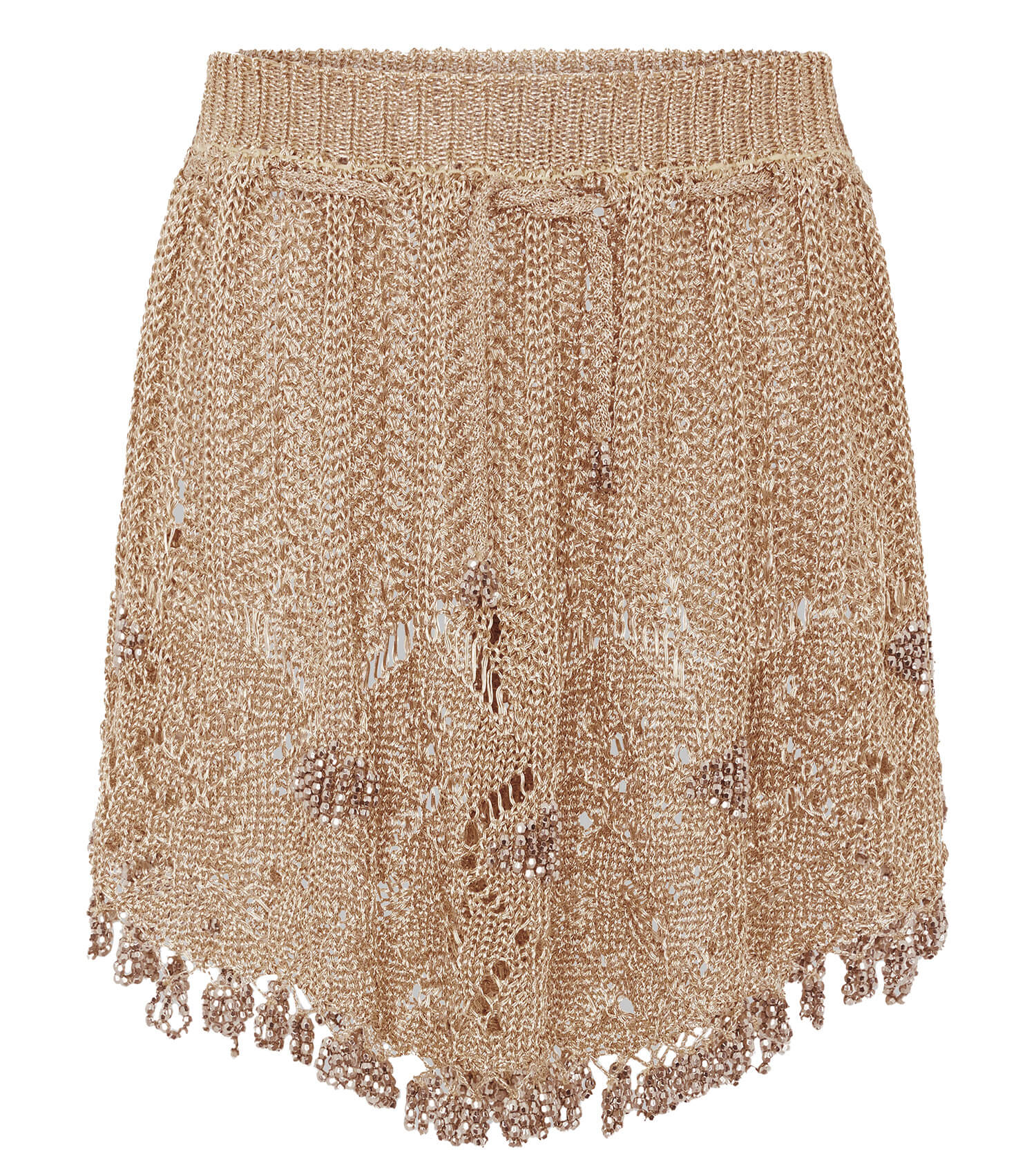 RABANNE Mini Skirt In Crochet