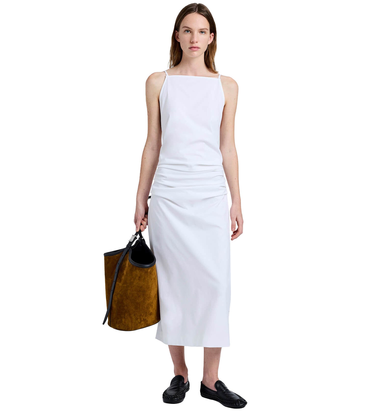 PROENZA SCHOULER Priya Dress in Bi-Stretch Cotton Nylon