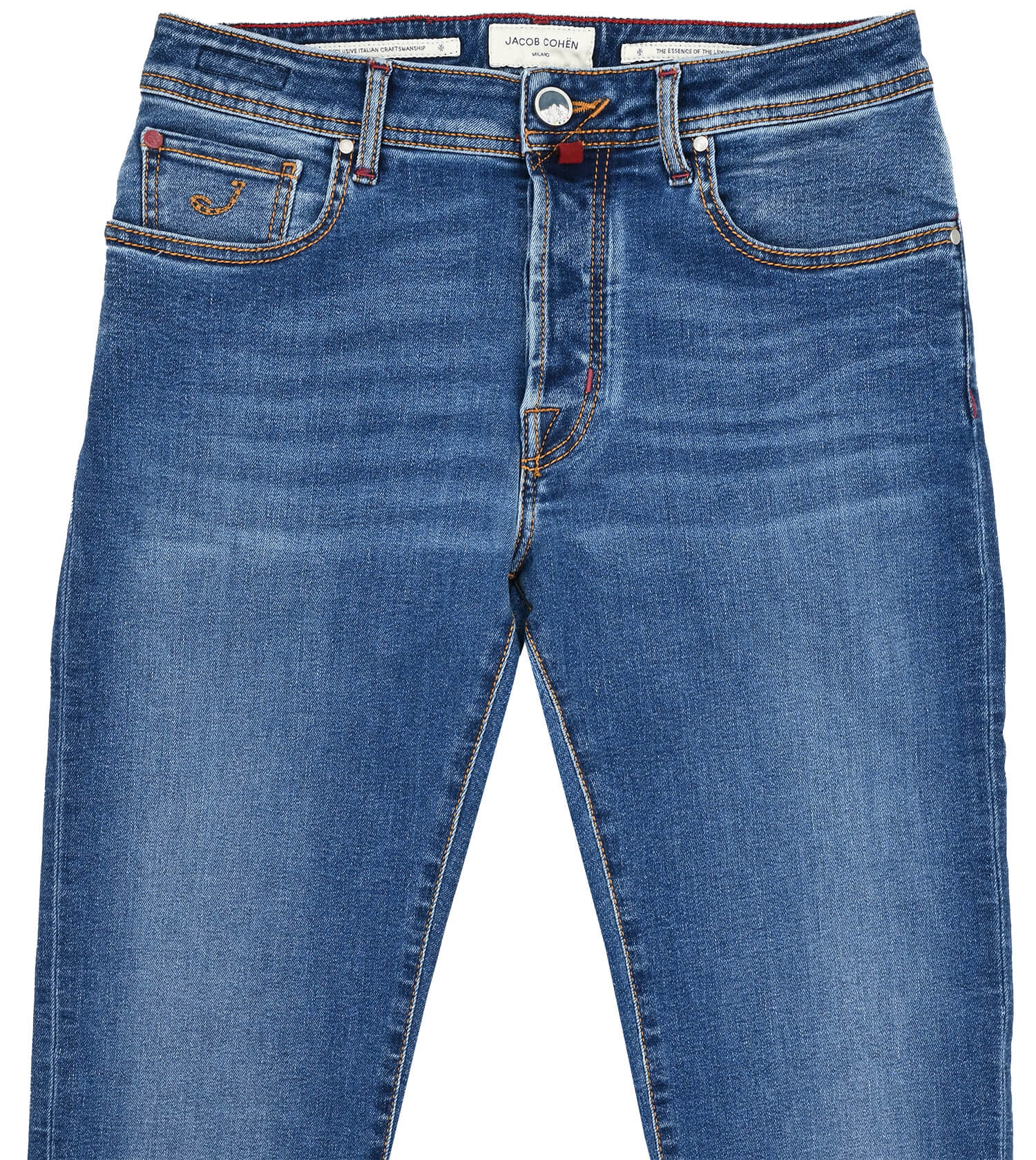 JACOB COHEN Vintage Medium Wash Denim Pant